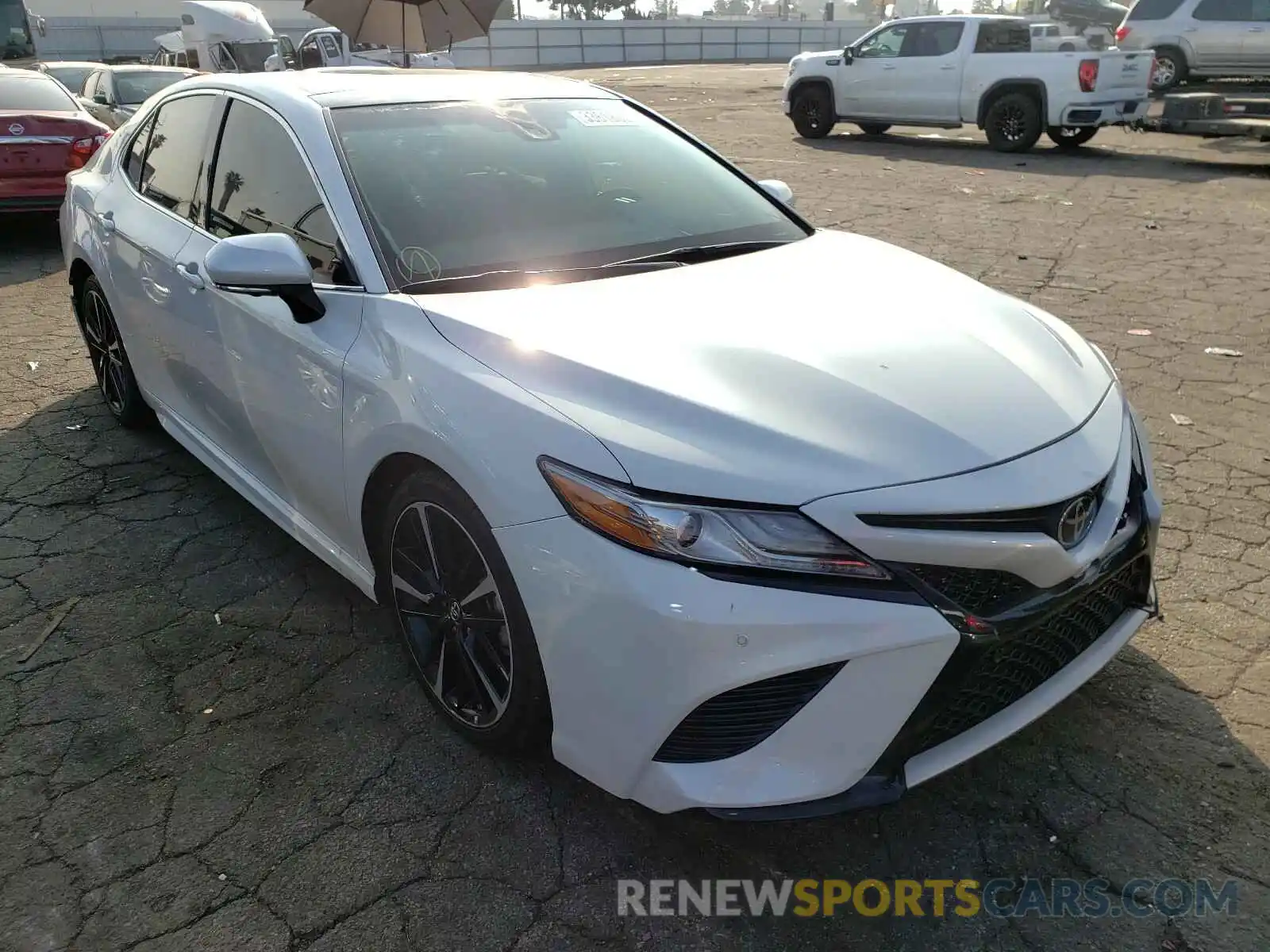 1 Photograph of a damaged car 4T1BZ1HKXKU032603 TOYOTA CAMRY 2019