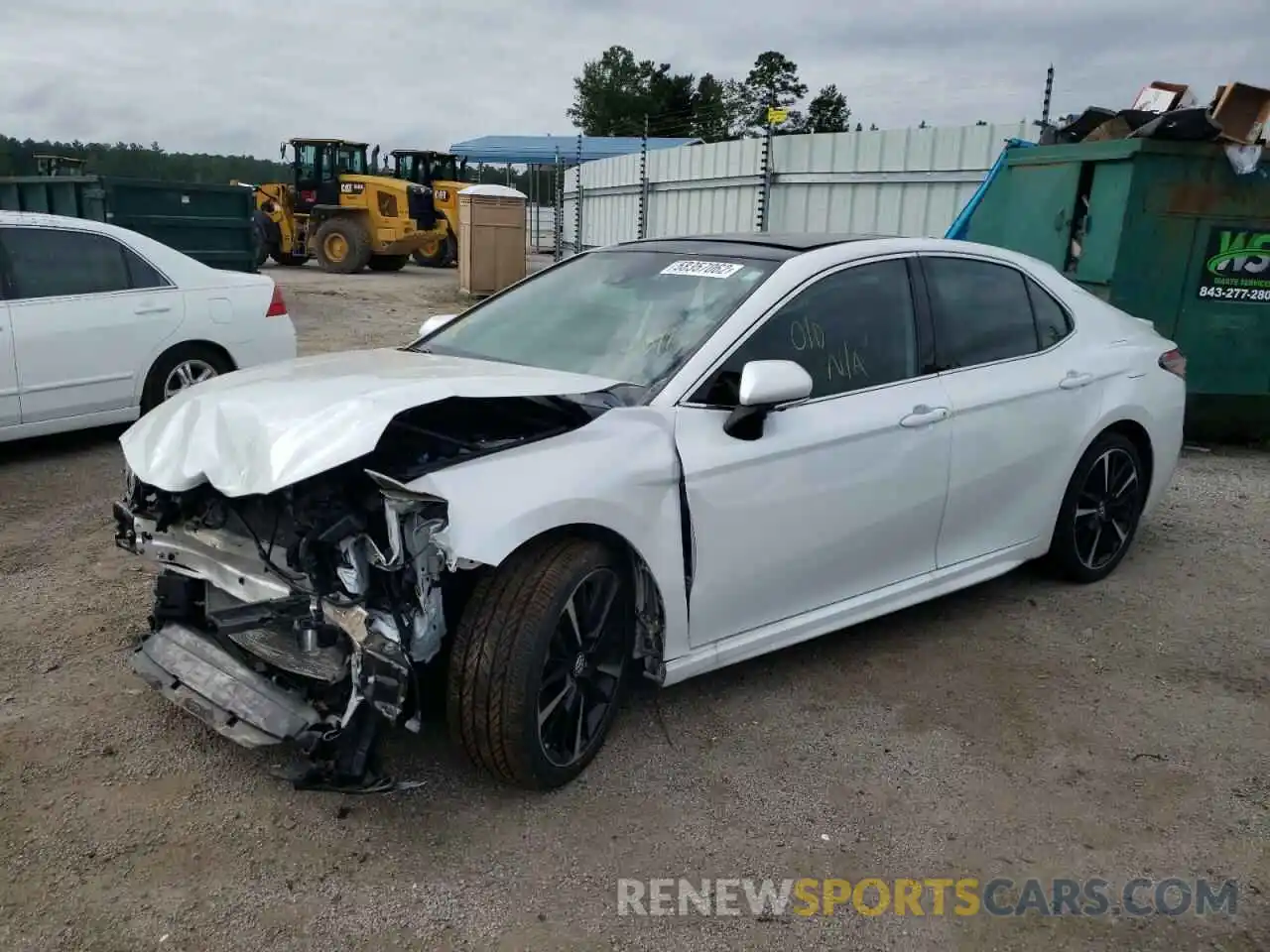 2 Photograph of a damaged car 4T1BZ1HKXKU507246 TOYOTA CAMRY 2019