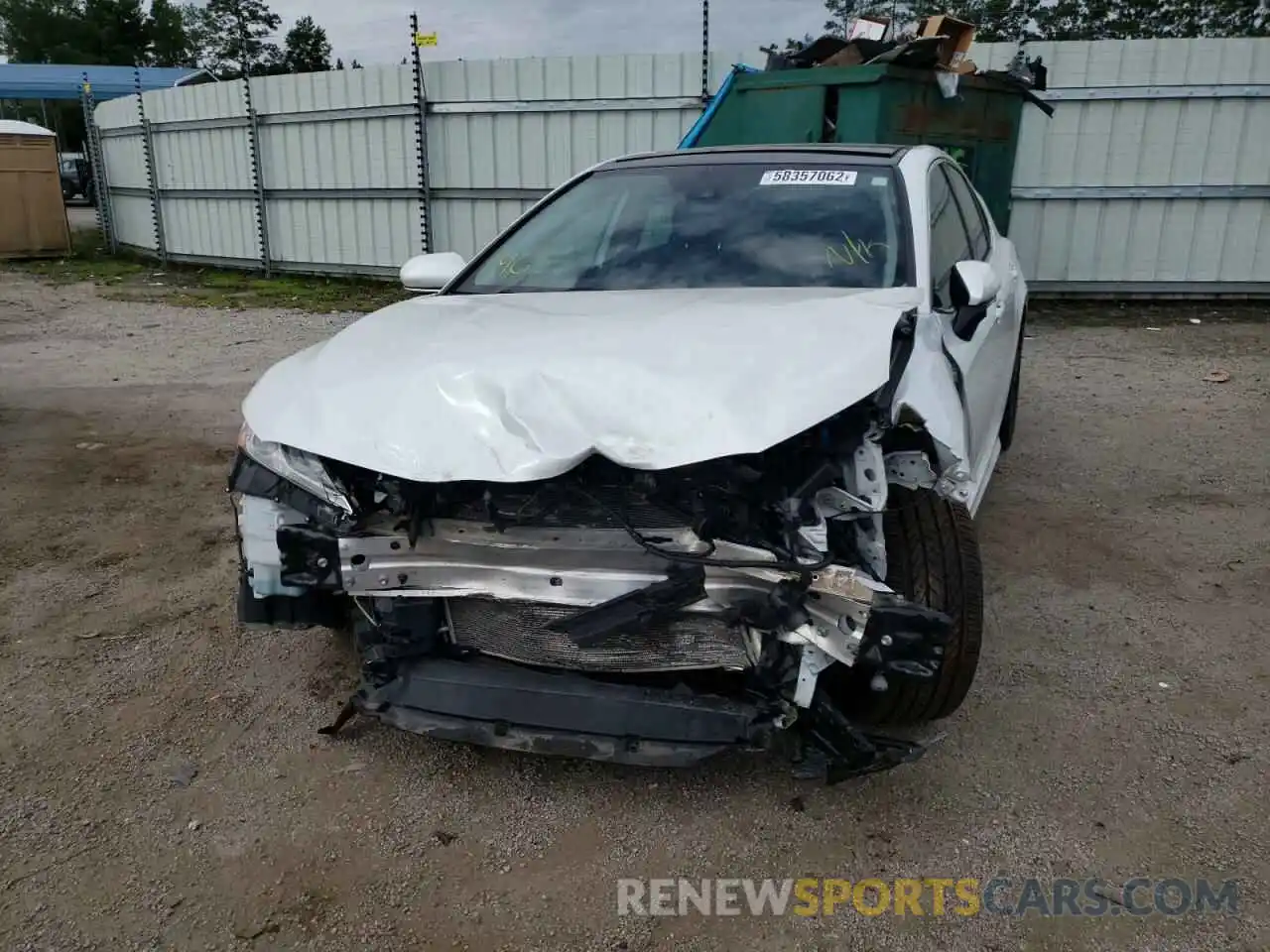 9 Photograph of a damaged car 4T1BZ1HKXKU507246 TOYOTA CAMRY 2019