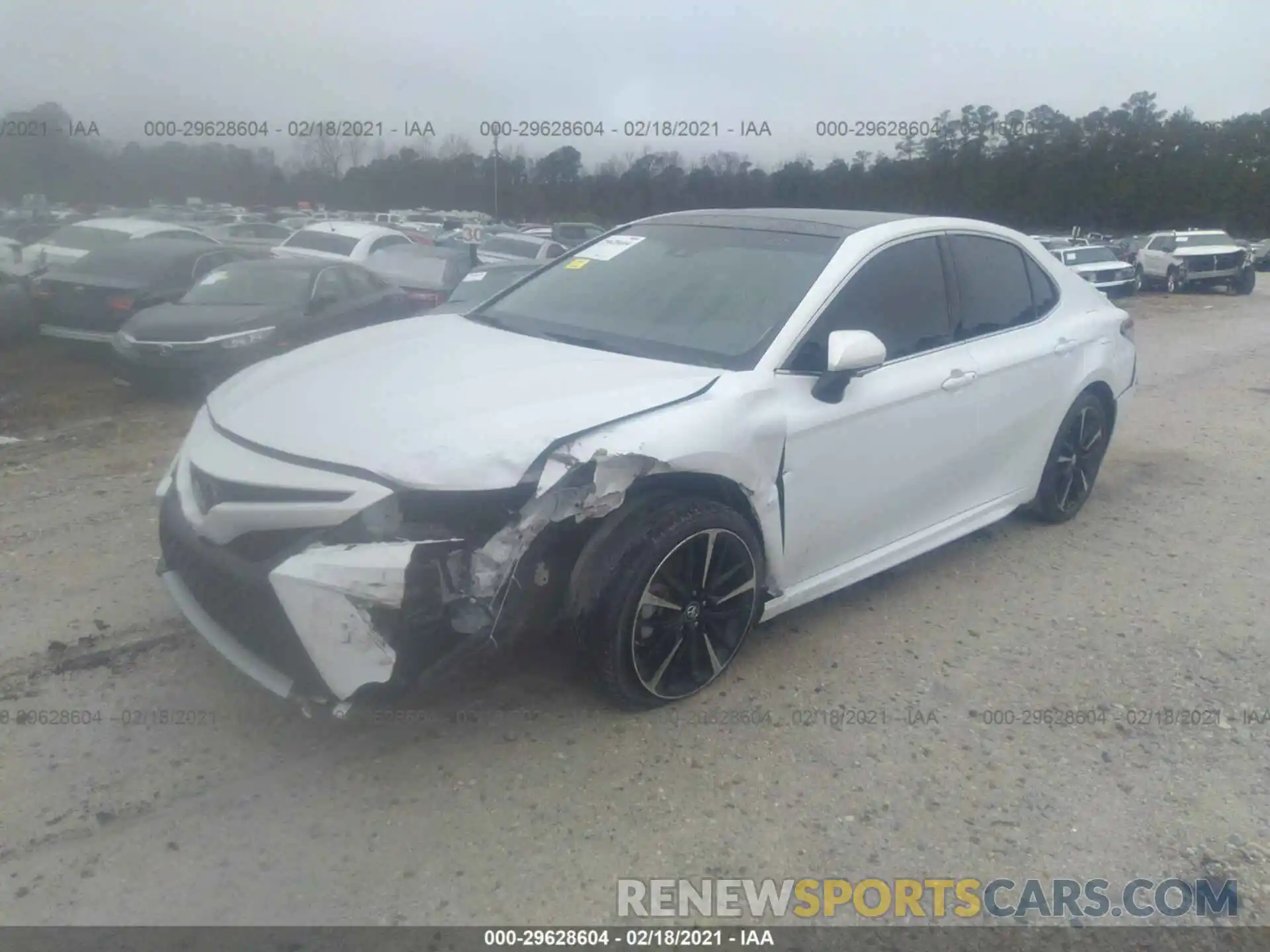 2 Photograph of a damaged car 4T1BZ1HKXKU508560 TOYOTA CAMRY 2019