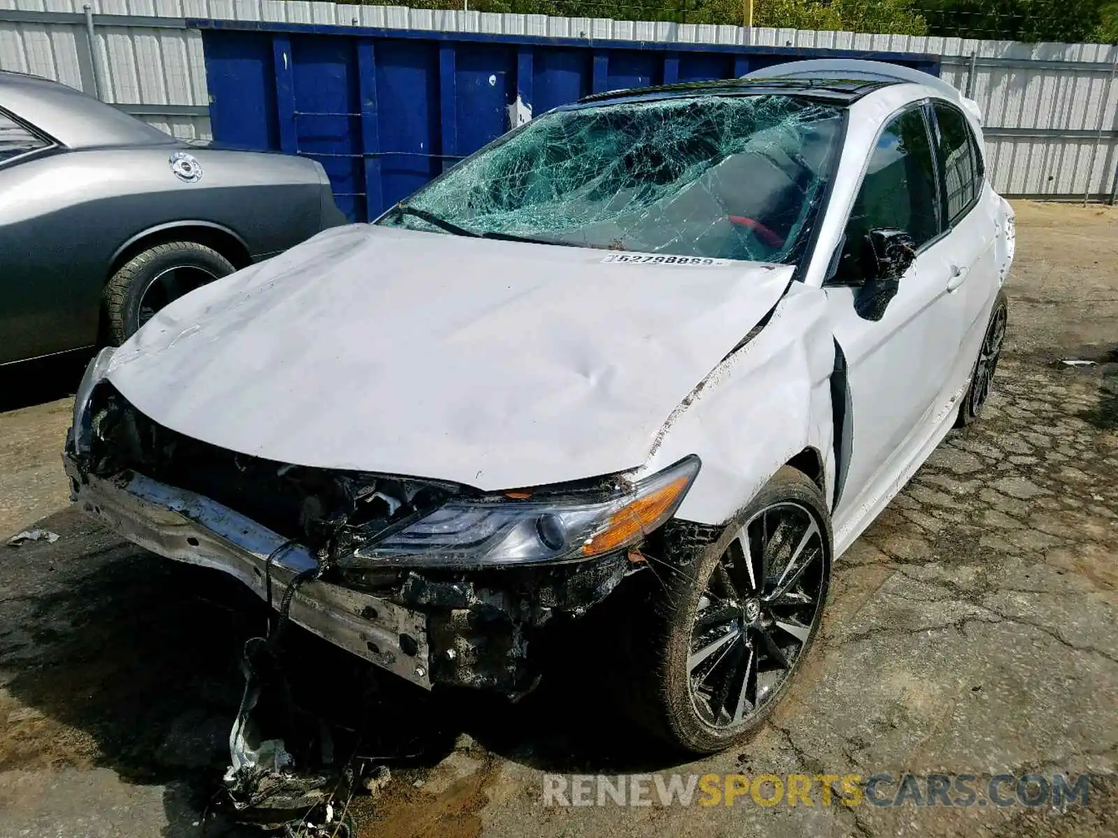 2 Photograph of a damaged car 4T1BZ1HKXKU508798 TOYOTA CAMRY 2019