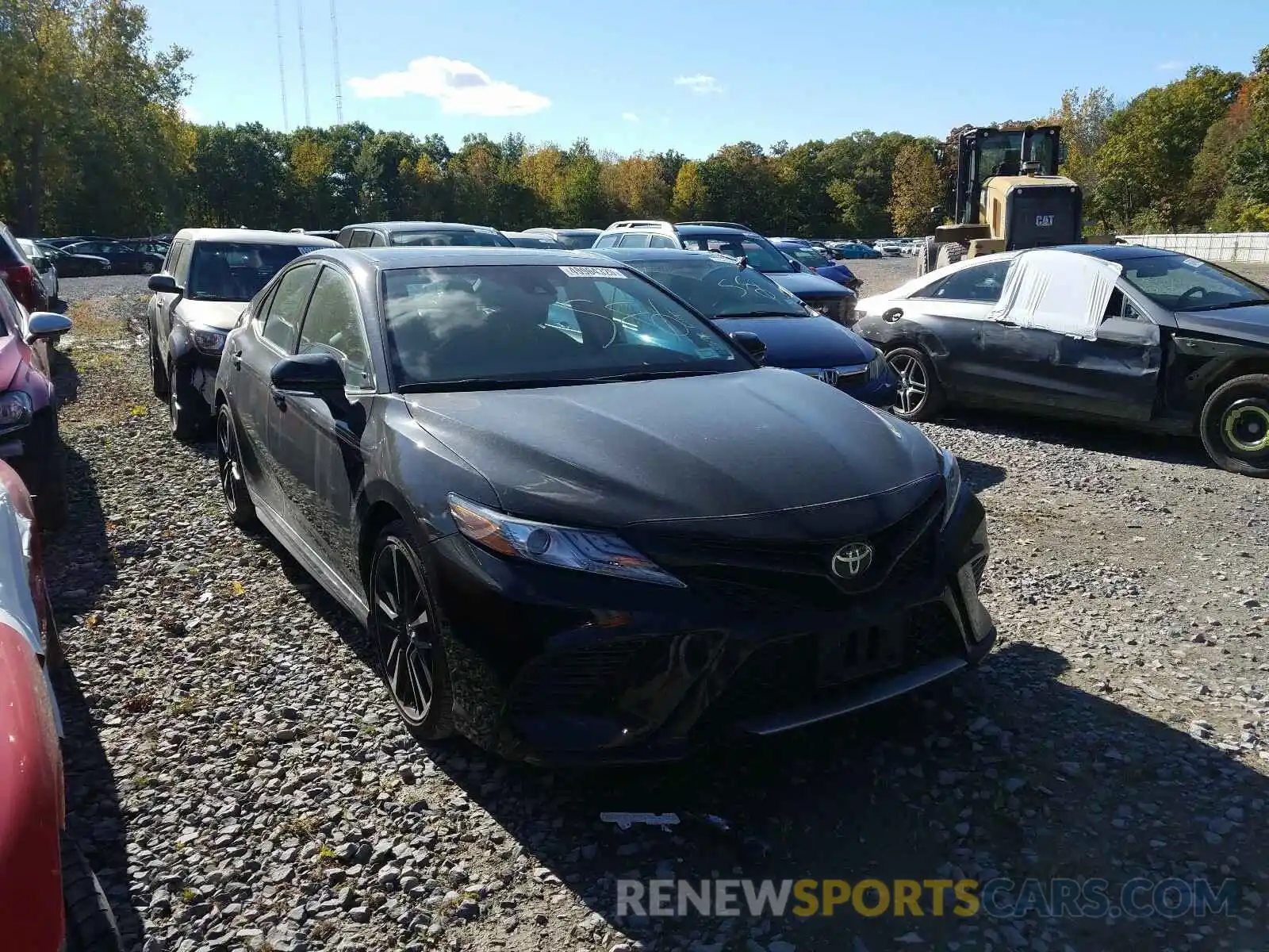 1 Photograph of a damaged car 4T1BZ1HKXKU509336 TOYOTA CAMRY 2019