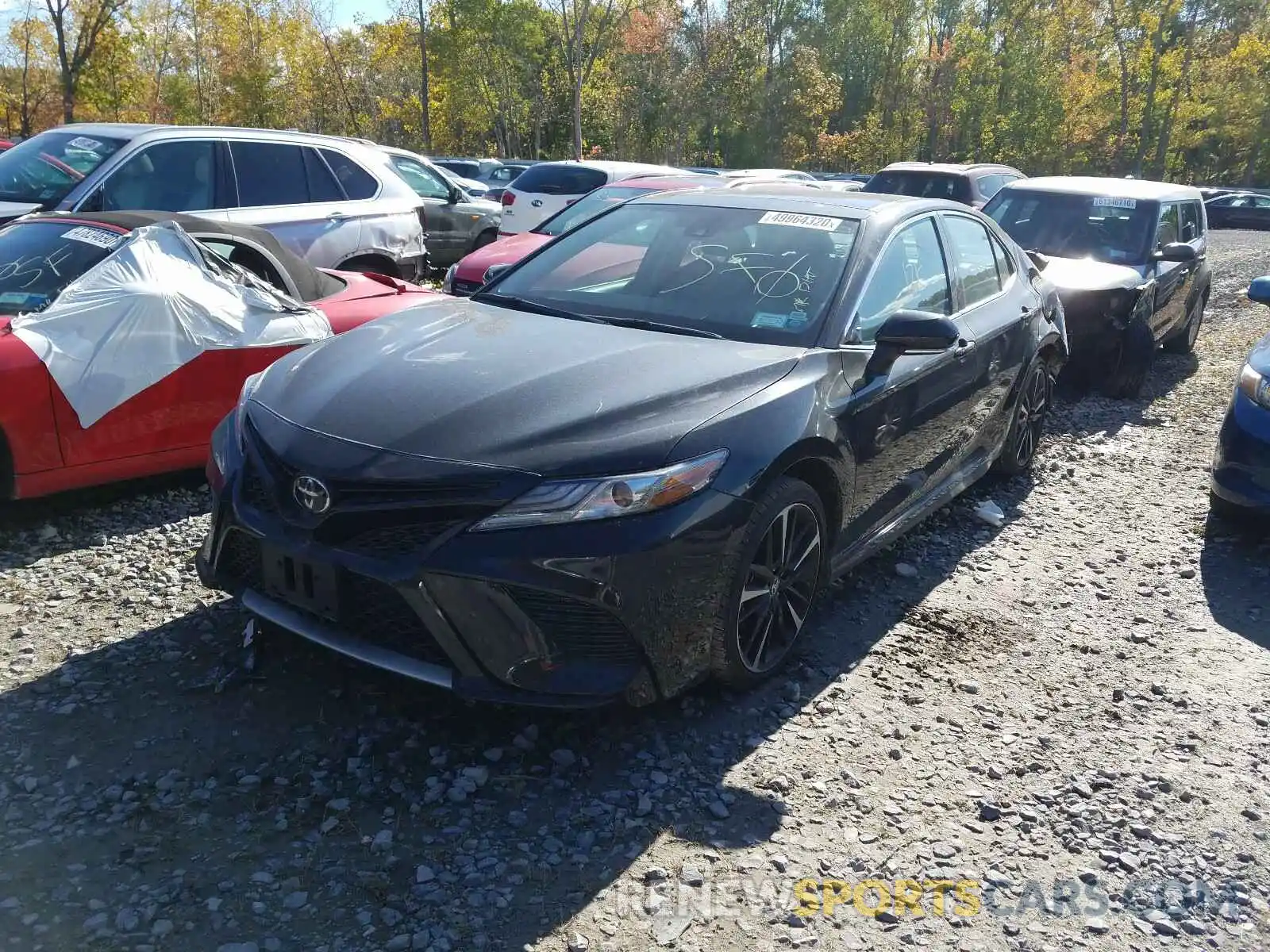 2 Photograph of a damaged car 4T1BZ1HKXKU509336 TOYOTA CAMRY 2019