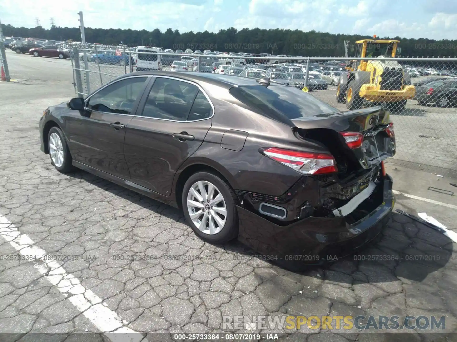 3 Photograph of a damaged car JTNB11HK0K3080155 TOYOTA CAMRY 2019