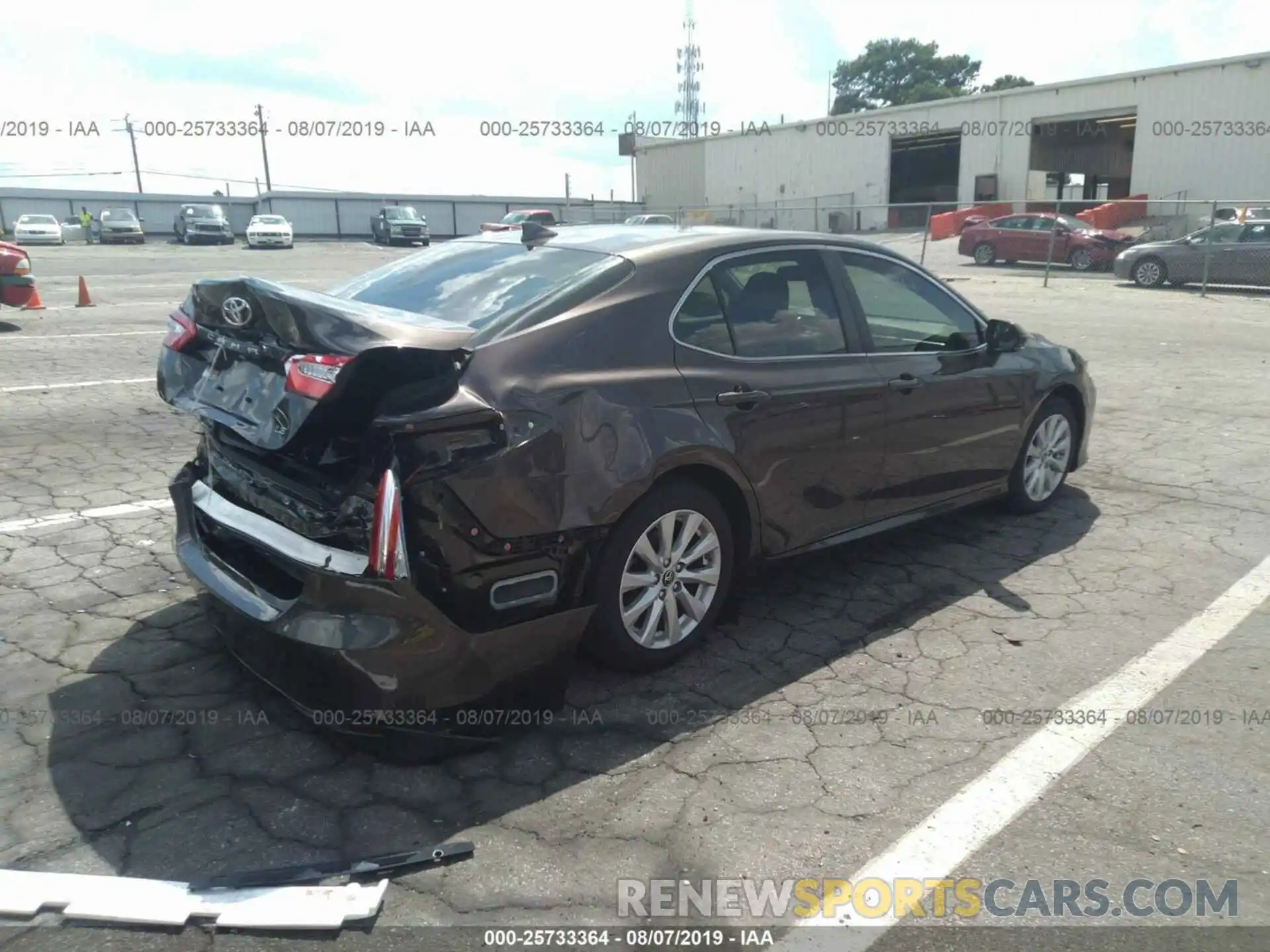 4 Photograph of a damaged car JTNB11HK0K3080155 TOYOTA CAMRY 2019