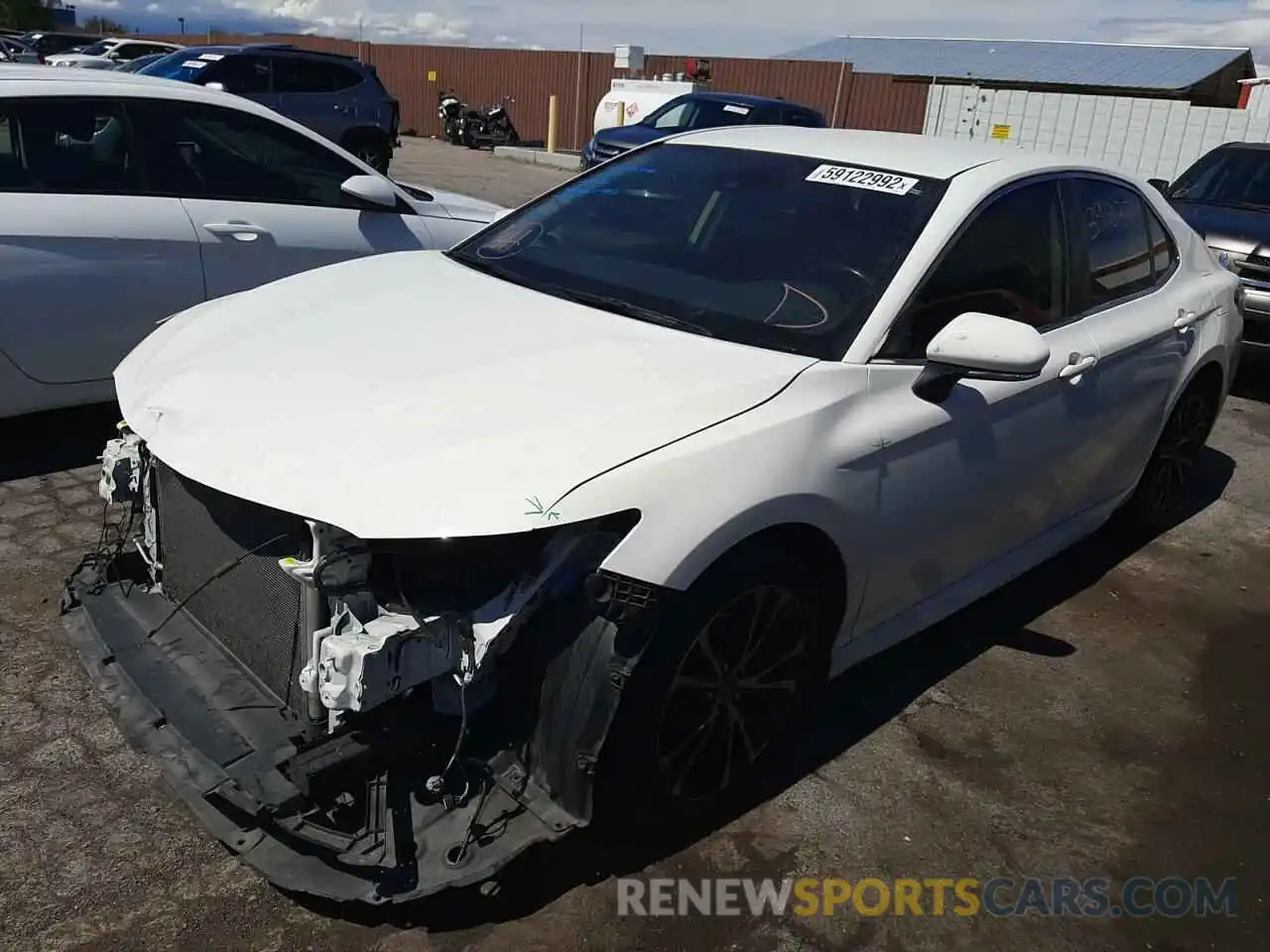 2 Photograph of a damaged car JTNB11HK1K3082500 TOYOTA CAMRY 2019