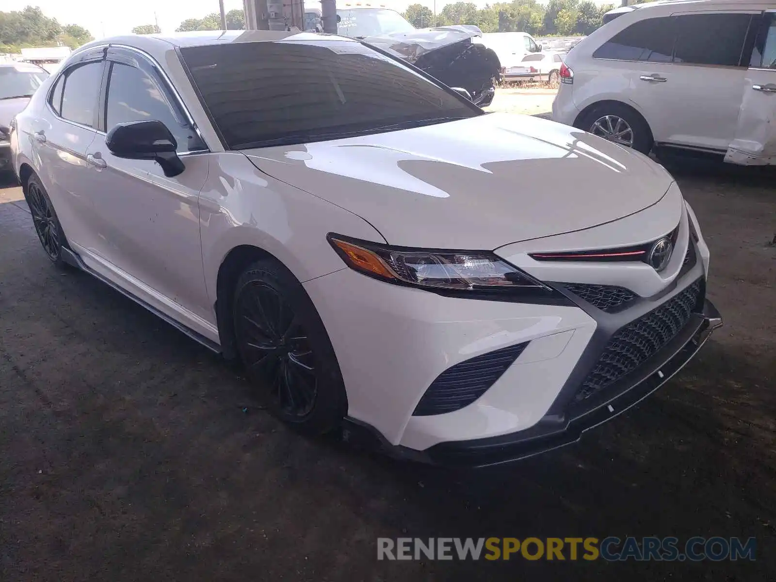 1 Photograph of a damaged car JTNB11HK1K3086806 TOYOTA CAMRY 2019