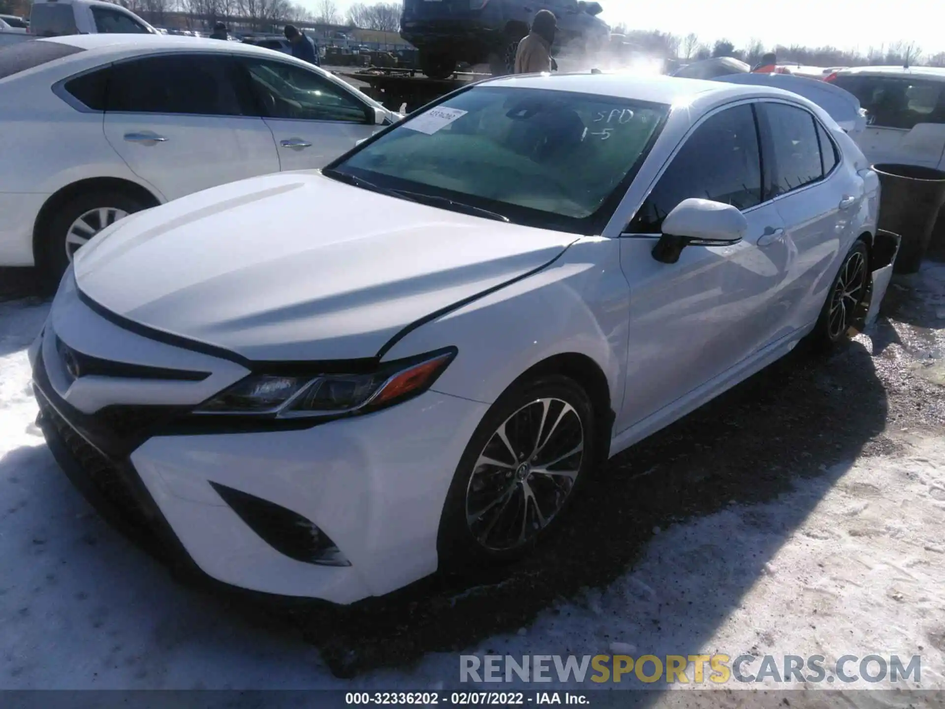 2 Photograph of a damaged car JTNB11HK2K3082392 TOYOTA CAMRY 2019