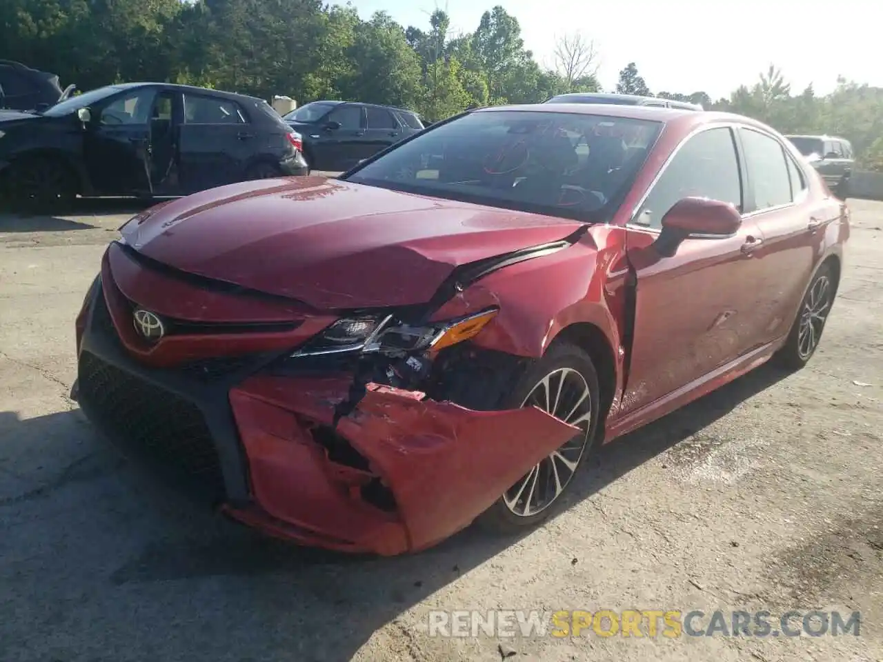 2 Photograph of a damaged car JTNB11HK6K3084842 TOYOTA CAMRY 2019