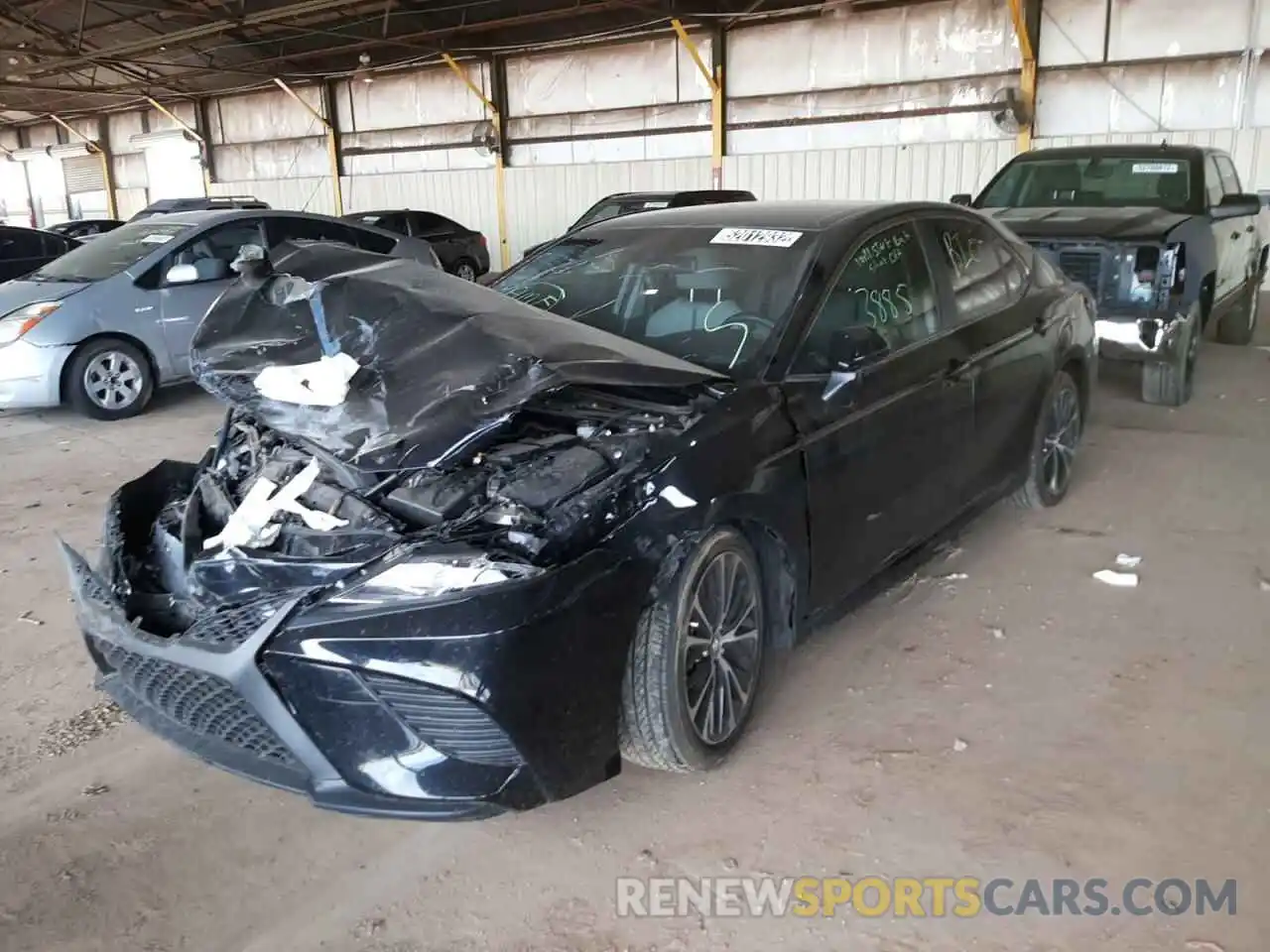 2 Photograph of a damaged car JTNB11HK8K3081084 TOYOTA CAMRY 2019