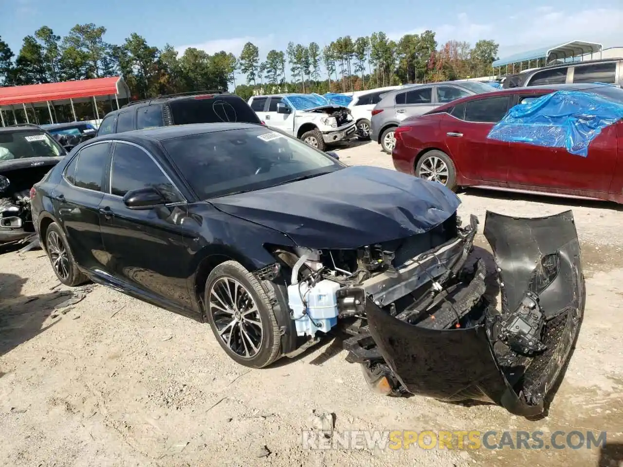 1 Photograph of a damaged car JTNB11HK9K3083667 TOYOTA CAMRY 2019