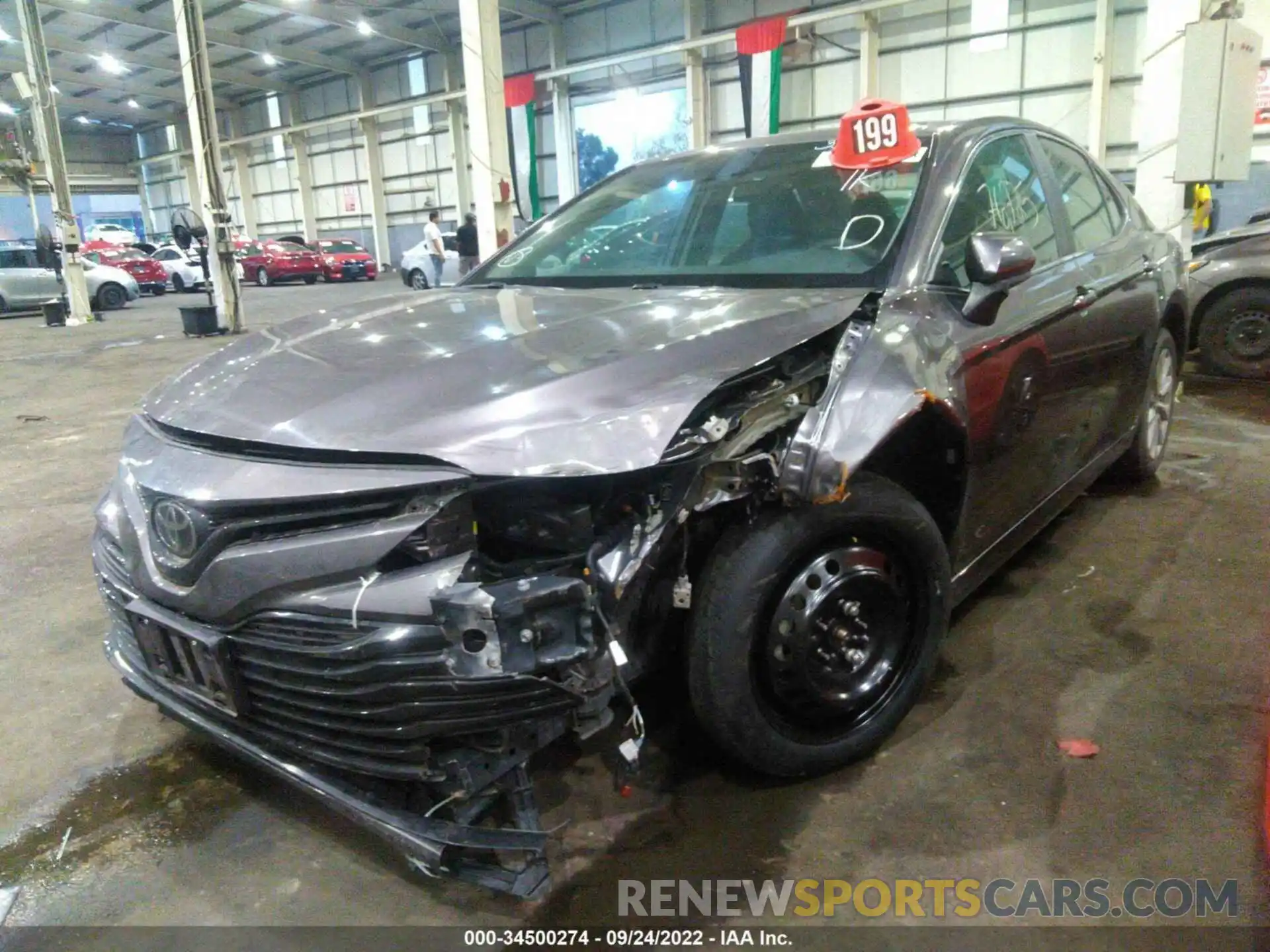 2 Photograph of a damaged car 001C11AK1LU332036 TOYOTA CAMRY 2020