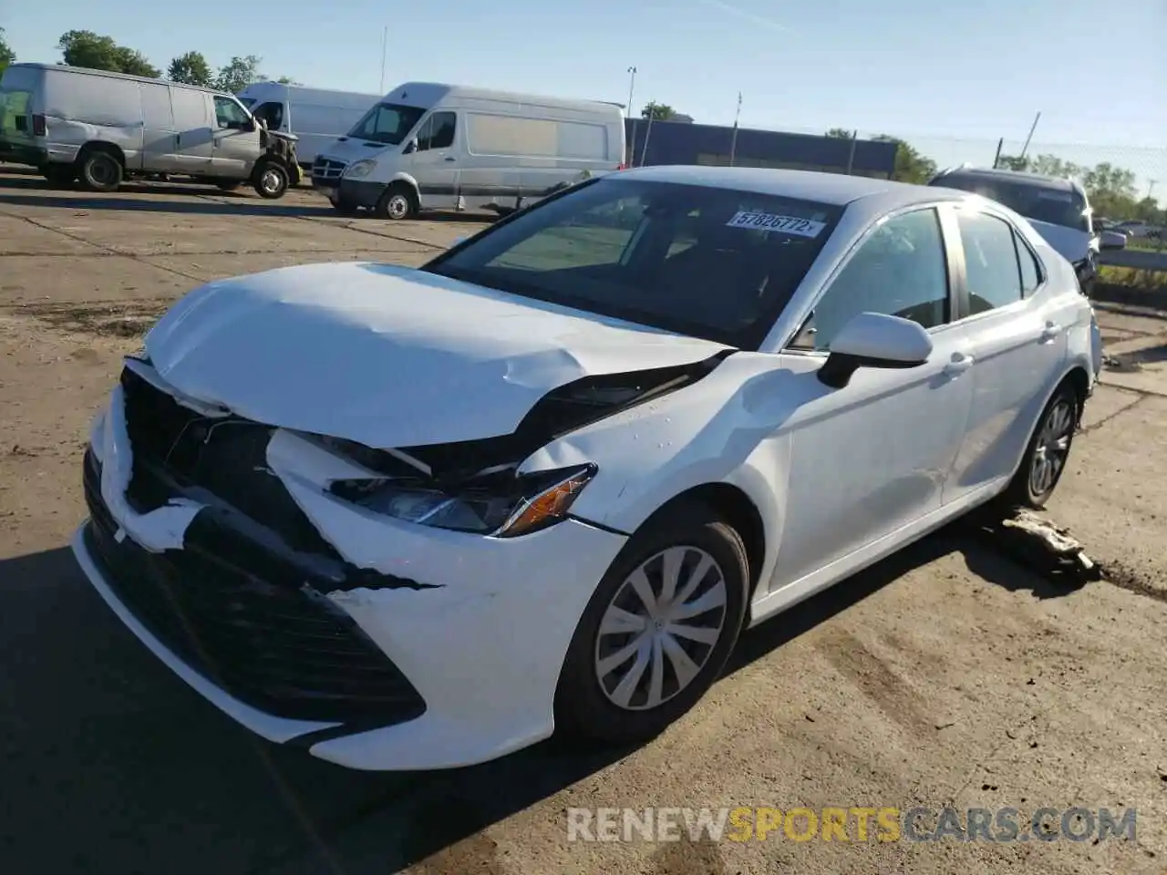 2 Photograph of a damaged car 4T1A11AK2LU991489 TOYOTA CAMRY 2020