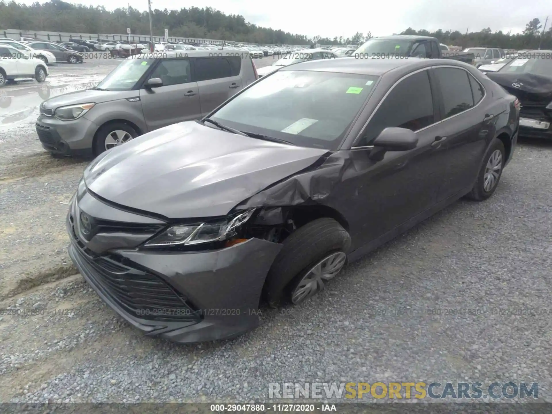 2 Photograph of a damaged car 4T1A11AK6LU859805 TOYOTA CAMRY 2020