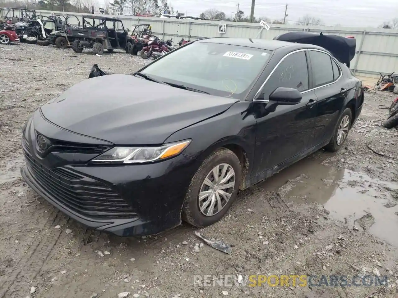 2 Photograph of a damaged car 4T1A11AK7LU880369 TOYOTA CAMRY 2020