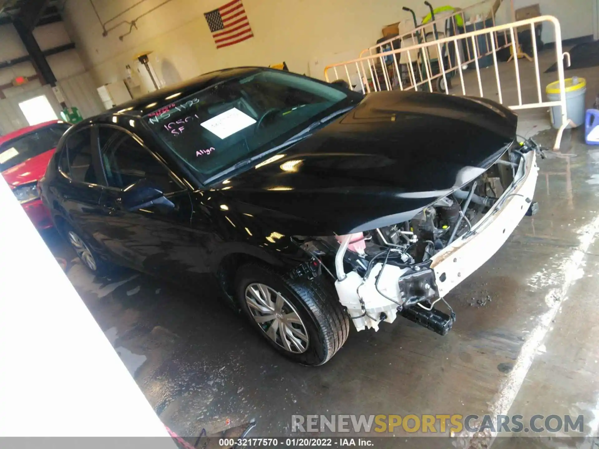 1 Photograph of a damaged car 4T1A11AK7LU885345 TOYOTA CAMRY 2020