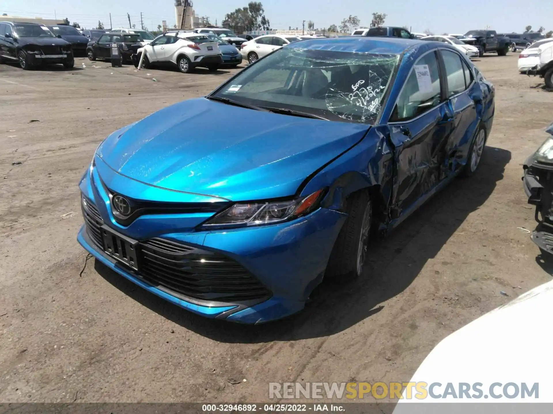 2 Photograph of a damaged car 4T1C11AK0LU302770 TOYOTA CAMRY 2020