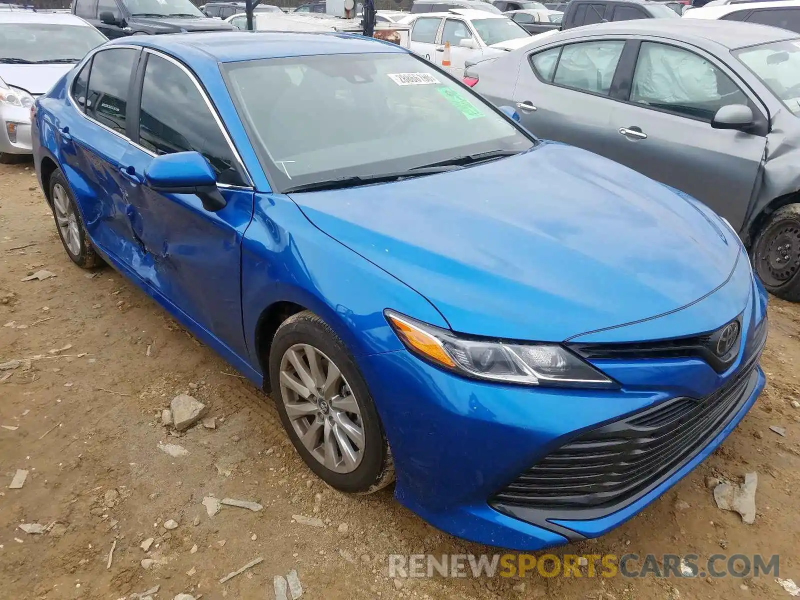 1 Photograph of a damaged car 4T1C11AK0LU308634 TOYOTA CAMRY 2020