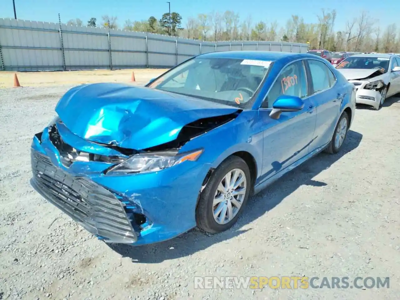 2 Photograph of a damaged car 4T1C11AK0LU309170 TOYOTA CAMRY 2020