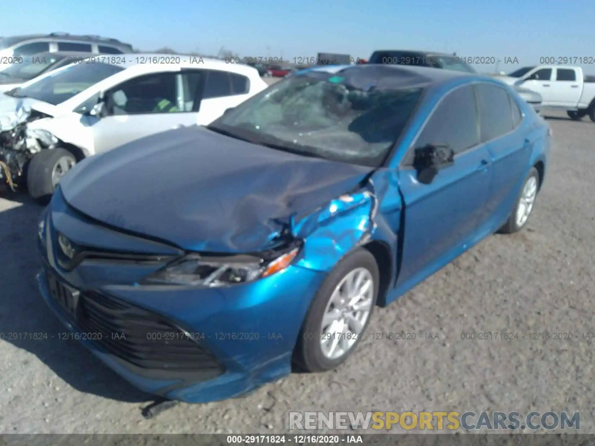 2 Photograph of a damaged car 4T1C11AK0LU320346 TOYOTA CAMRY 2020