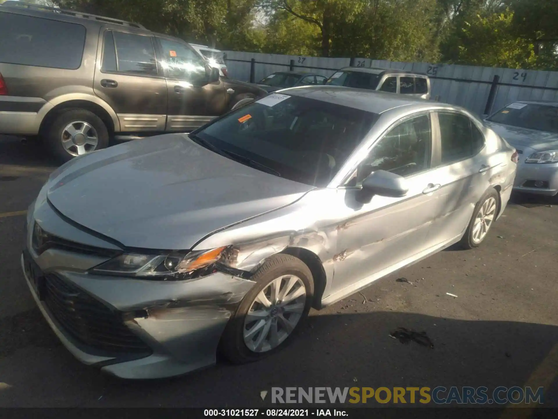 2 Photograph of a damaged car 4T1C11AK0LU327152 TOYOTA CAMRY 2020