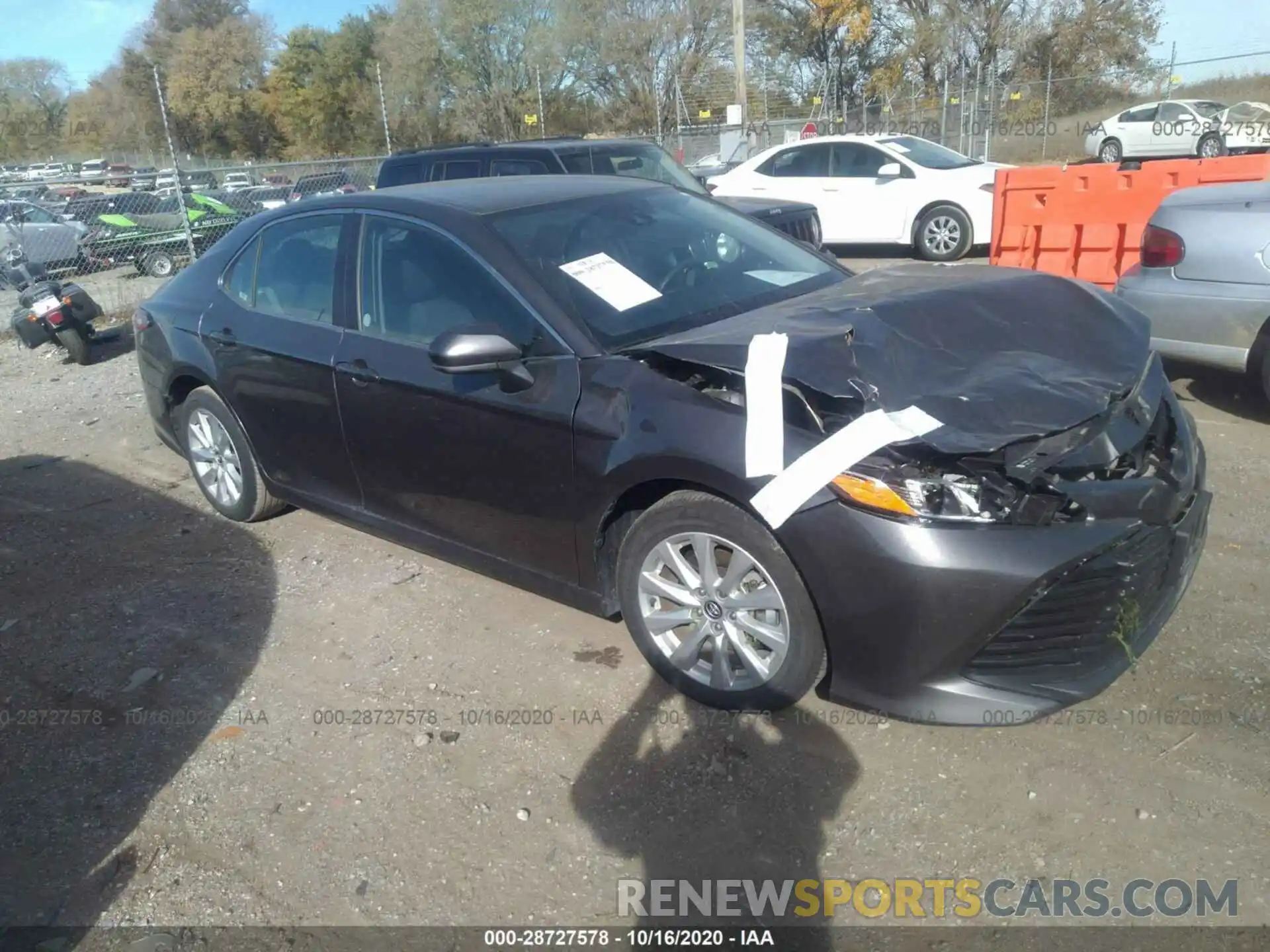 1 Photograph of a damaged car 4T1C11AK0LU329841 TOYOTA CAMRY 2020