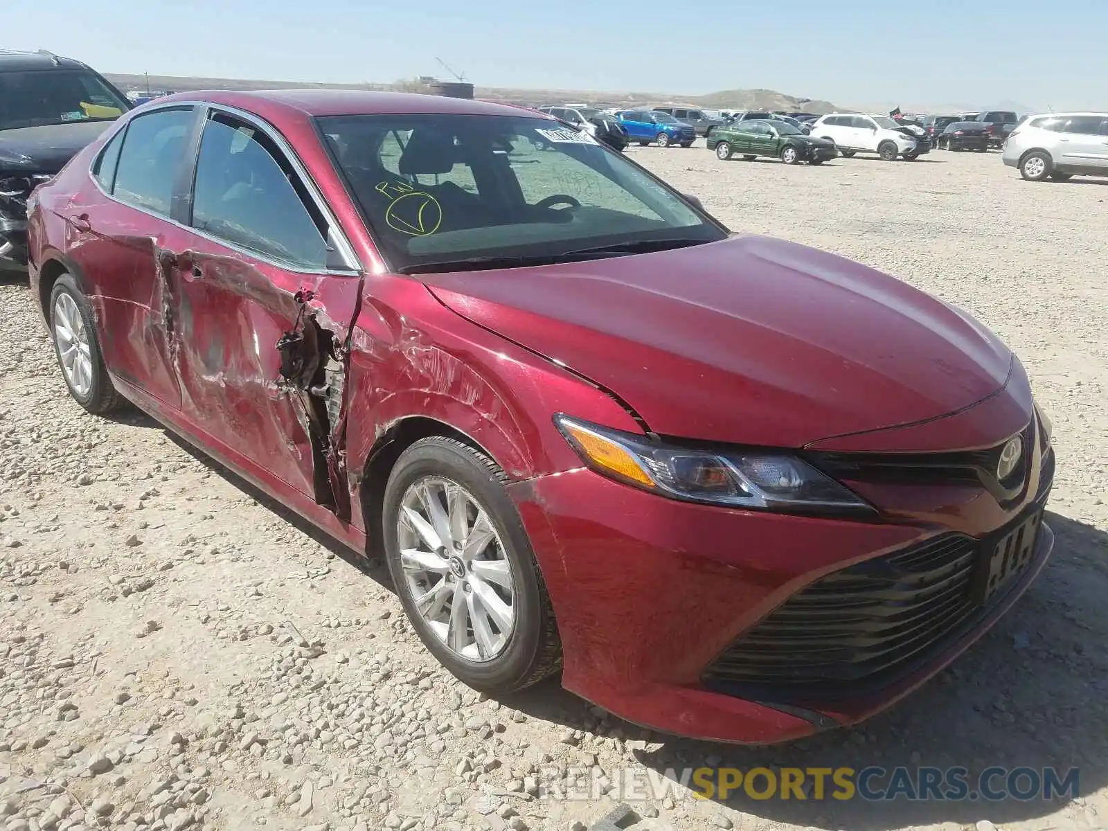 1 Photograph of a damaged car 4T1C11AK0LU332416 TOYOTA CAMRY 2020