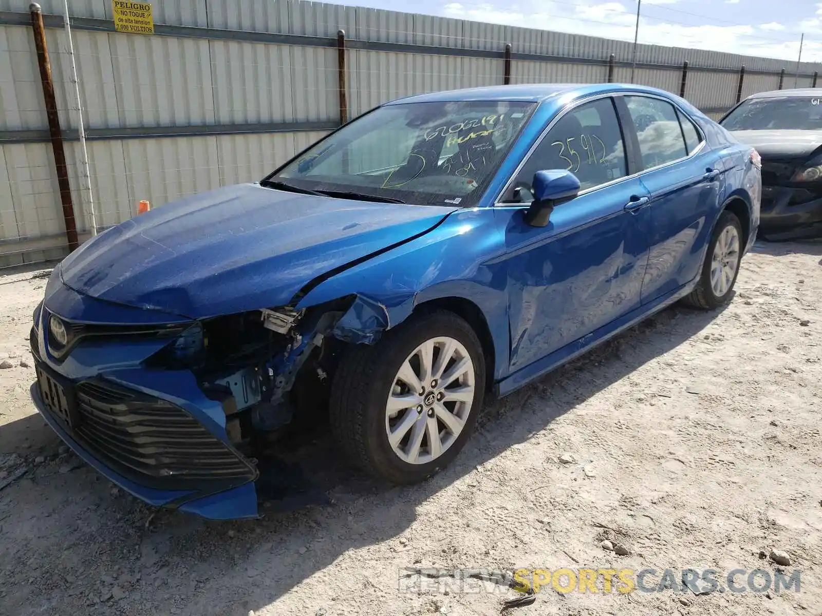 2 Photograph of a damaged car 4T1C11AK0LU341097 TOYOTA CAMRY 2020