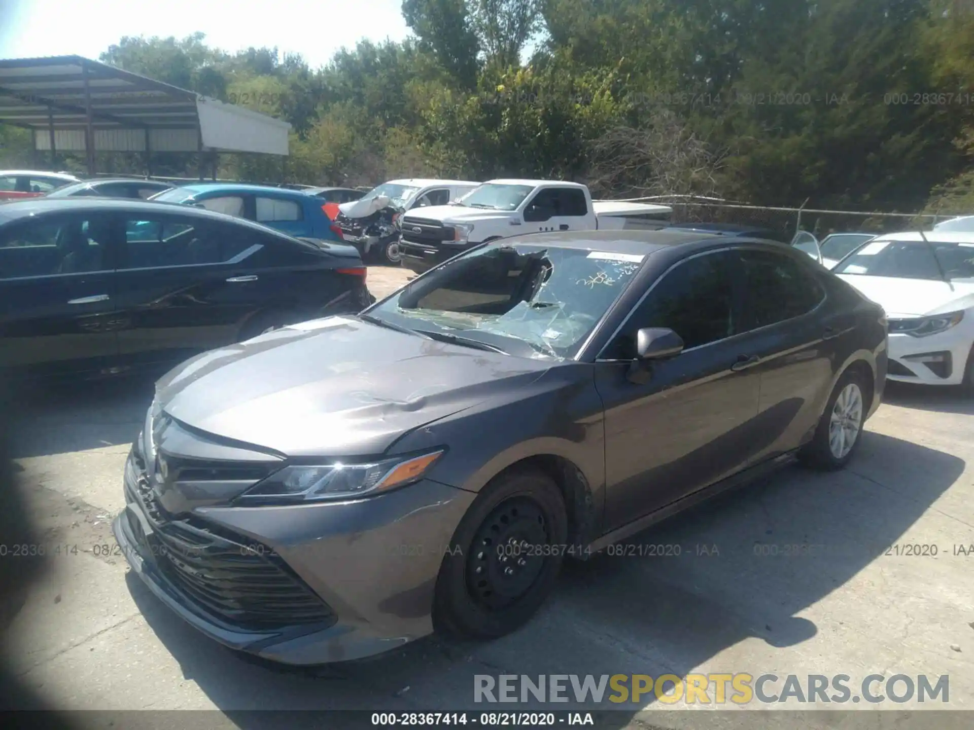 2 Photograph of a damaged car 4T1C11AK0LU342296 TOYOTA CAMRY 2020