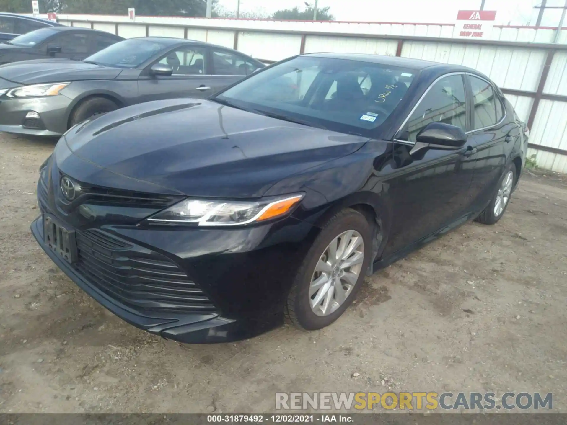 2 Photograph of a damaged car 4T1C11AK0LU343738 TOYOTA CAMRY 2020