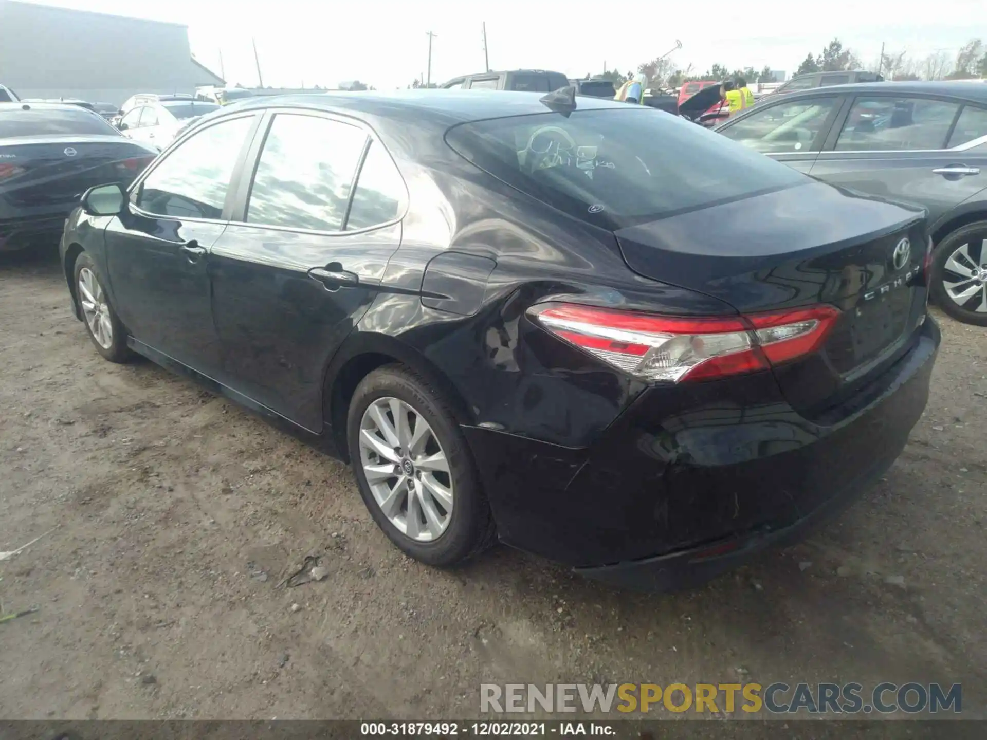 3 Photograph of a damaged car 4T1C11AK0LU343738 TOYOTA CAMRY 2020