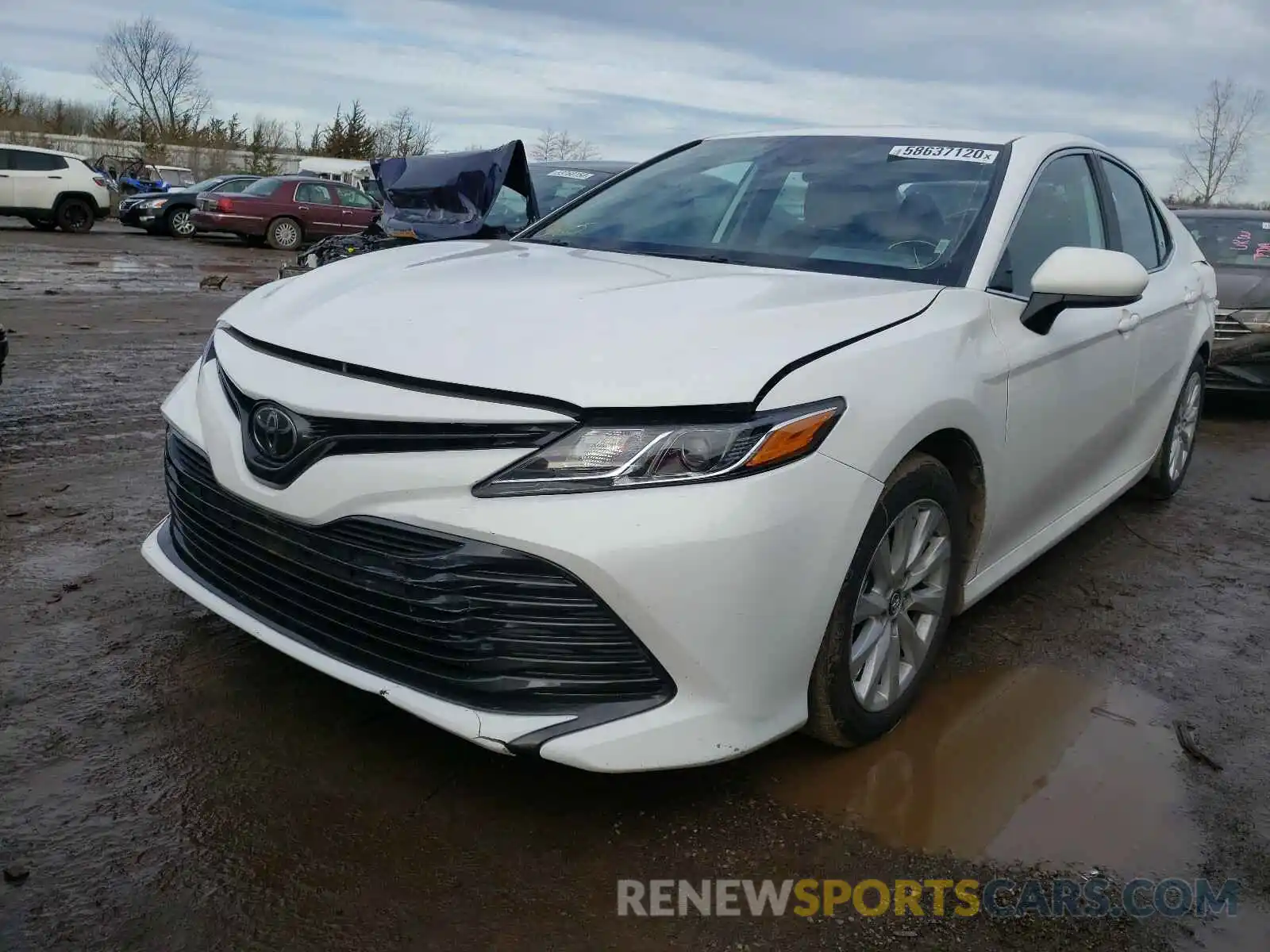 2 Photograph of a damaged car 4T1C11AK0LU348308 TOYOTA CAMRY 2020