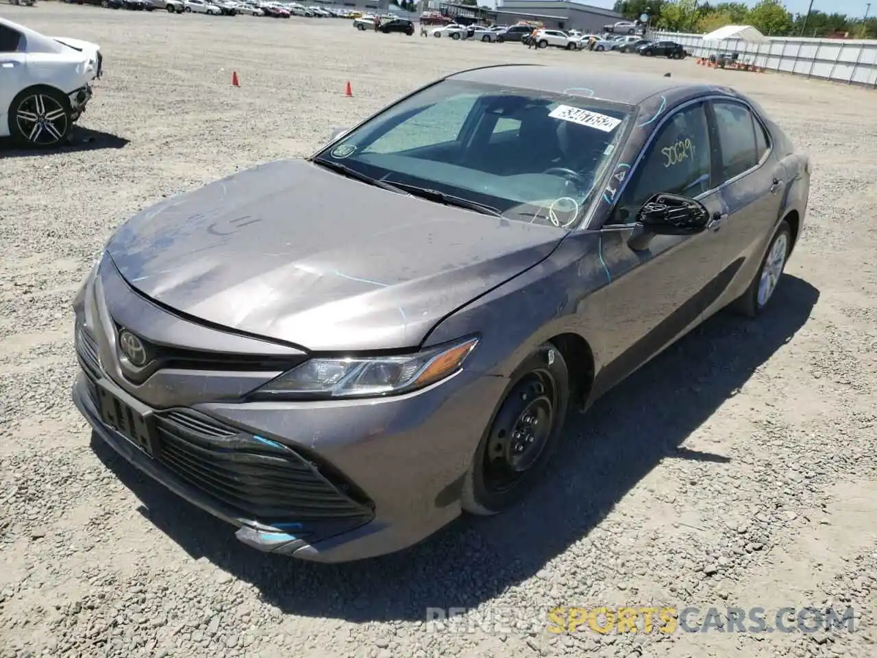 2 Photograph of a damaged car 4T1C11AK0LU348339 TOYOTA CAMRY 2020