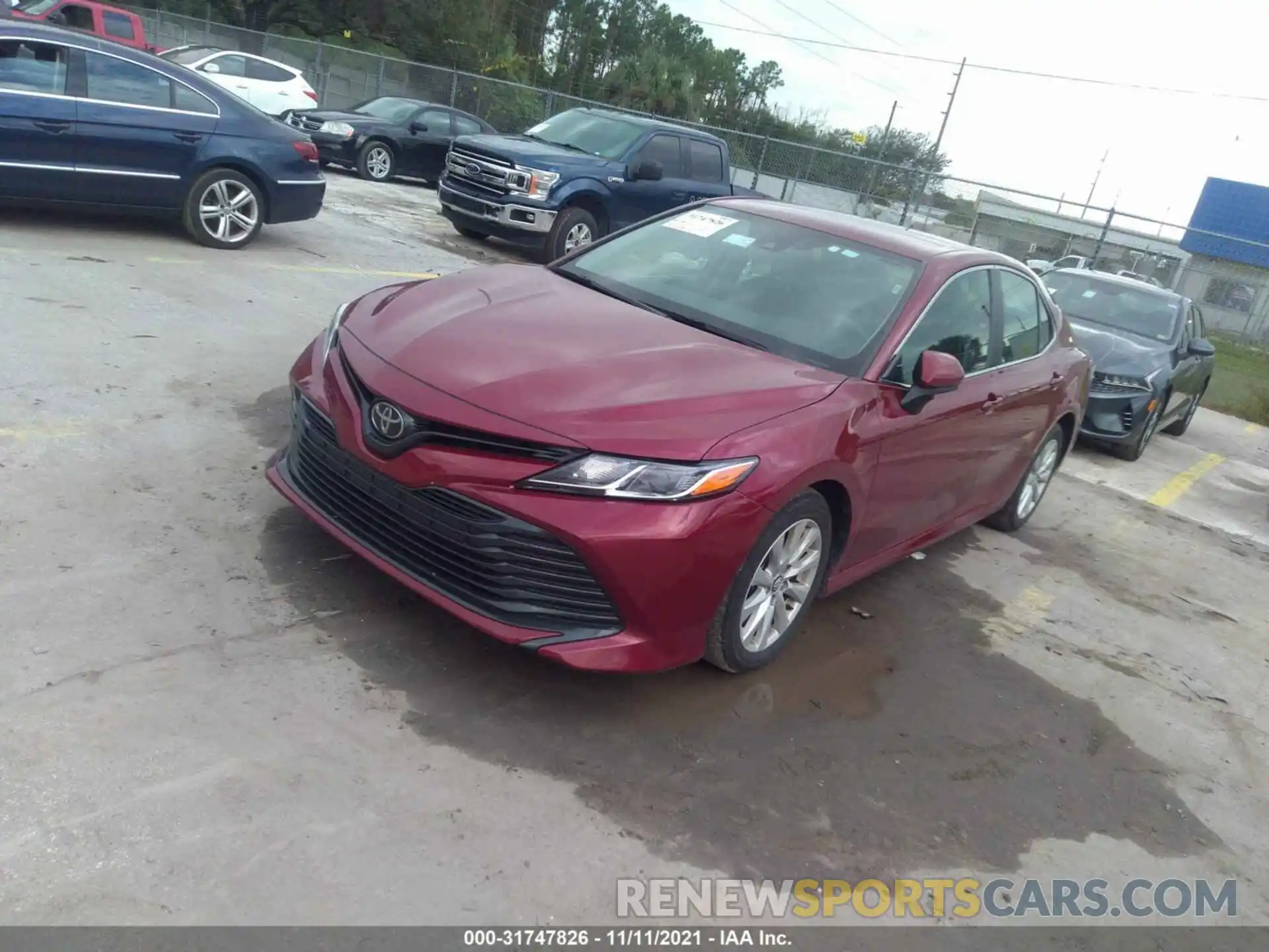 2 Photograph of a damaged car 4T1C11AK0LU348342 TOYOTA CAMRY 2020