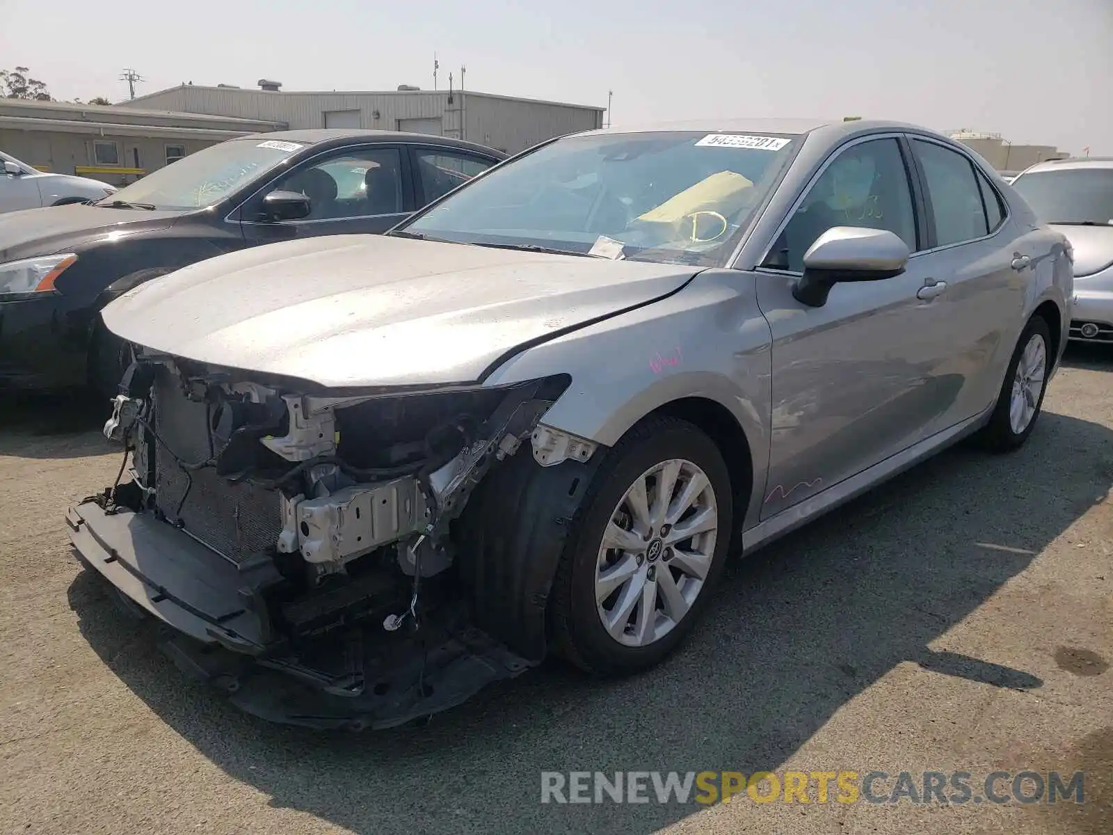 2 Photograph of a damaged car 4T1C11AK0LU354075 TOYOTA CAMRY 2020