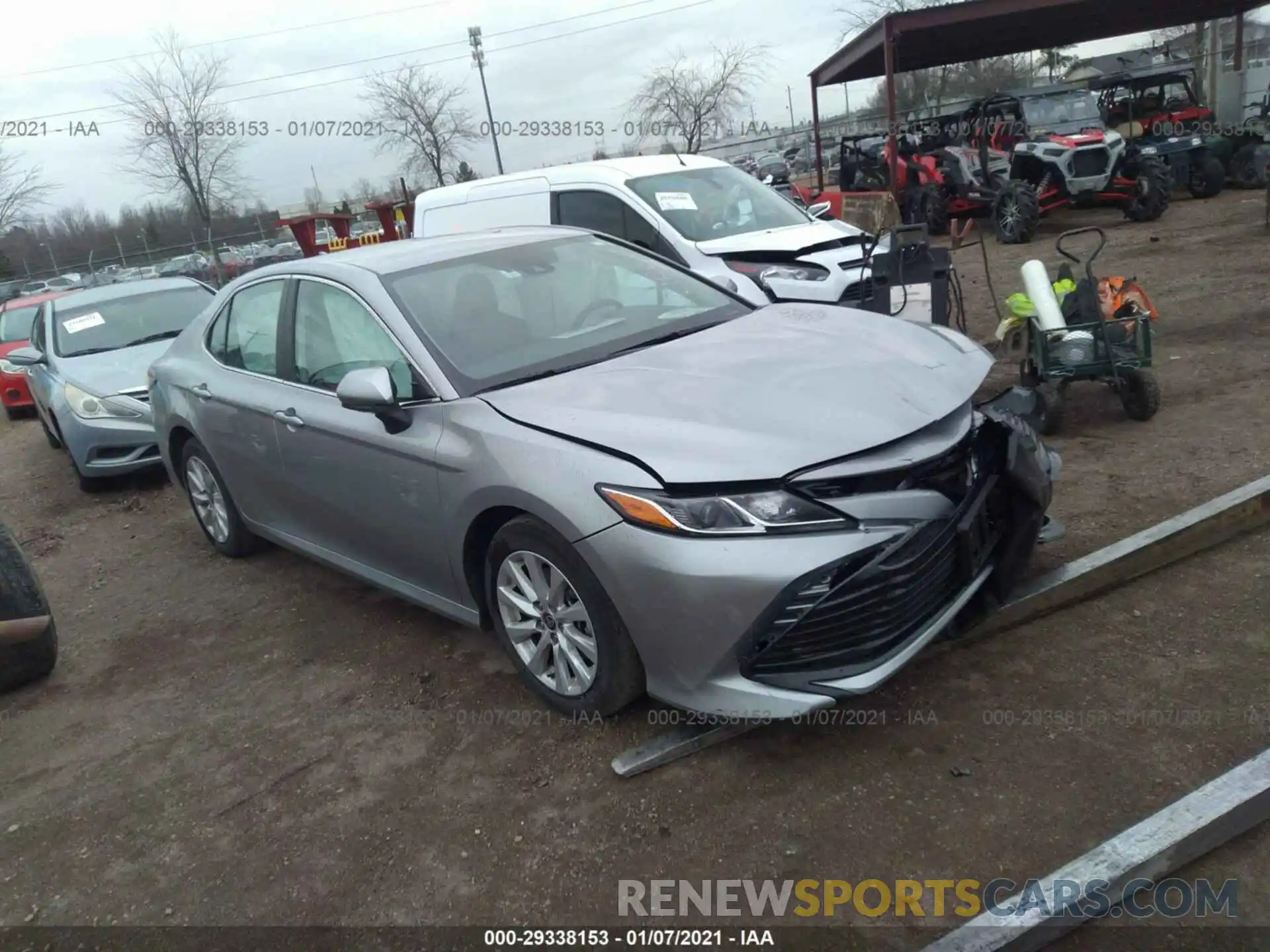 1 Photograph of a damaged car 4T1C11AK0LU356733 TOYOTA CAMRY 2020