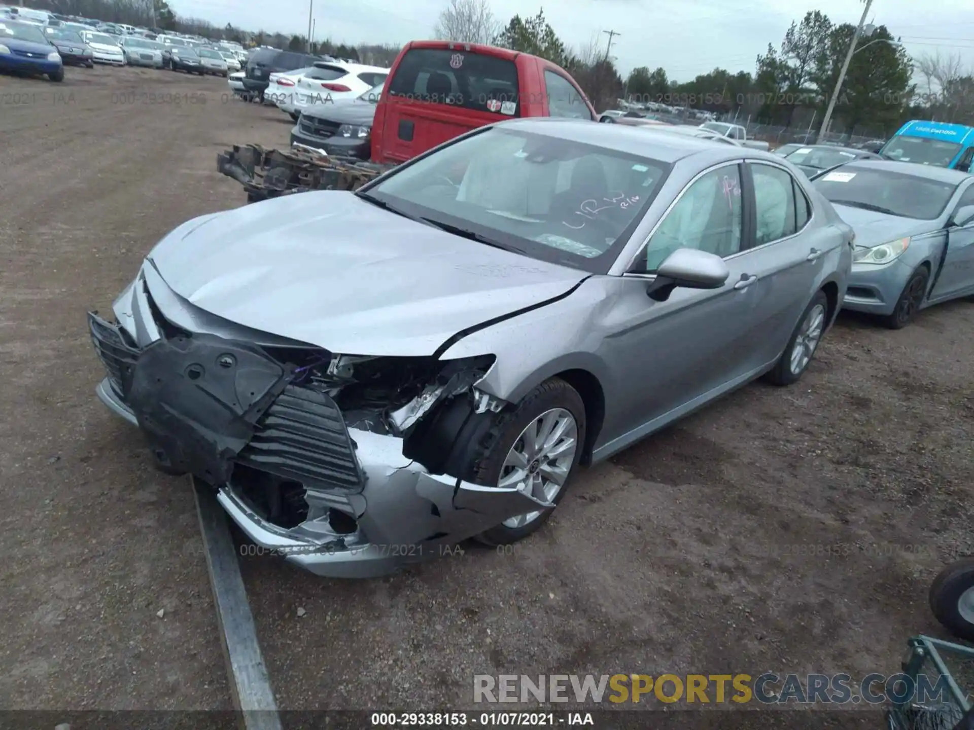 2 Photograph of a damaged car 4T1C11AK0LU356733 TOYOTA CAMRY 2020