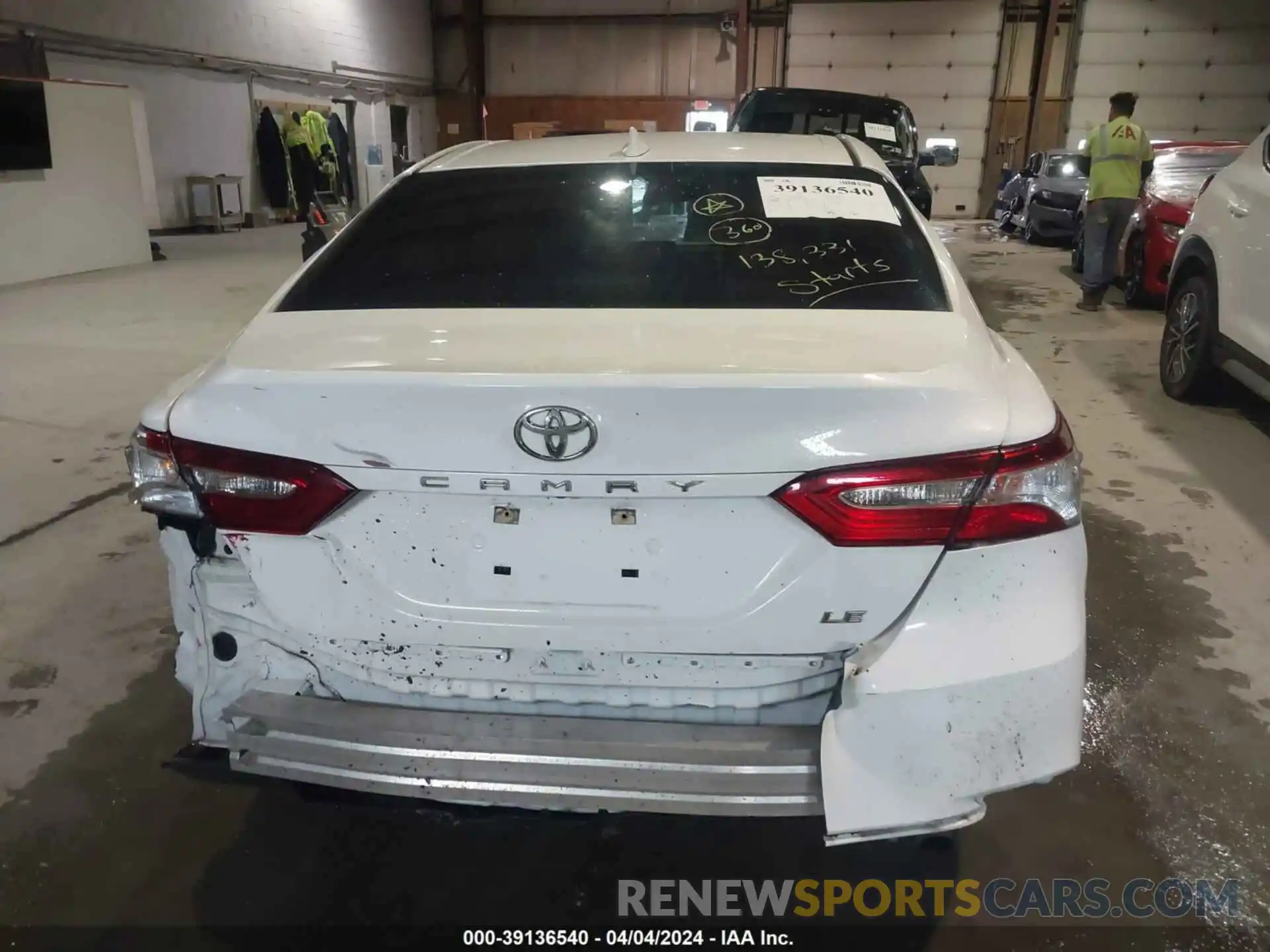 16 Photograph of a damaged car 4T1C11AK0LU358675 TOYOTA CAMRY 2020