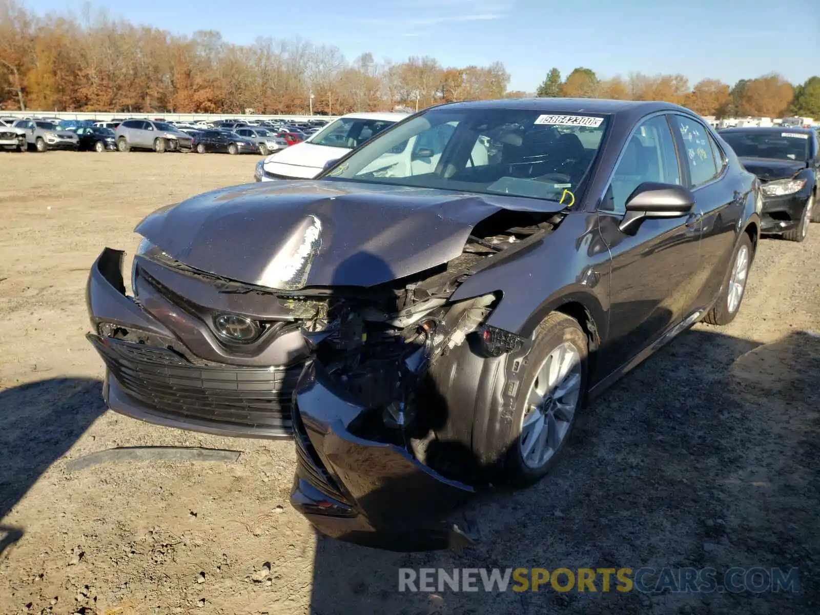 2 Photograph of a damaged car 4T1C11AK0LU362032 TOYOTA CAMRY 2020