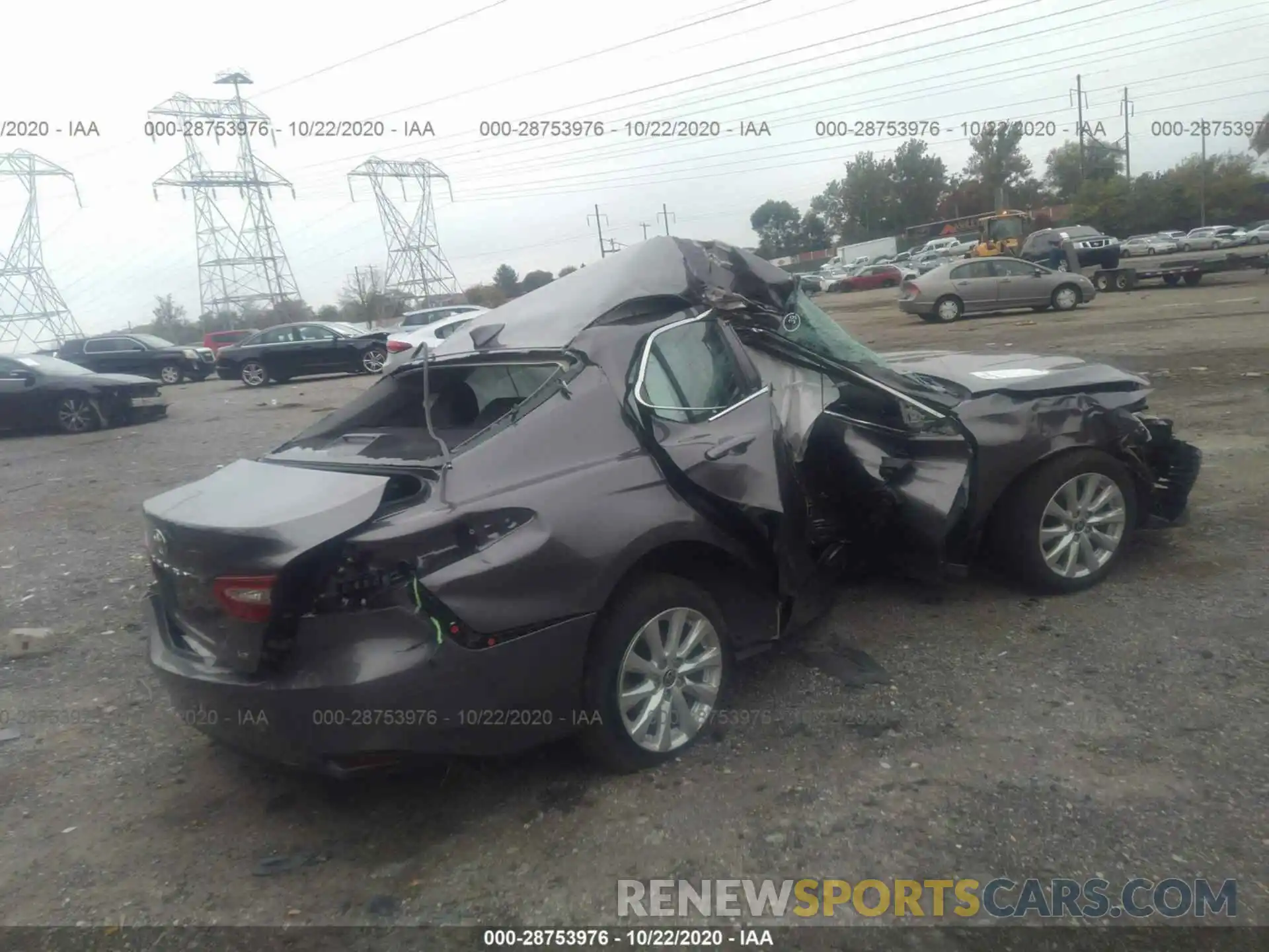 4 Photograph of a damaged car 4T1C11AK0LU363231 TOYOTA CAMRY 2020