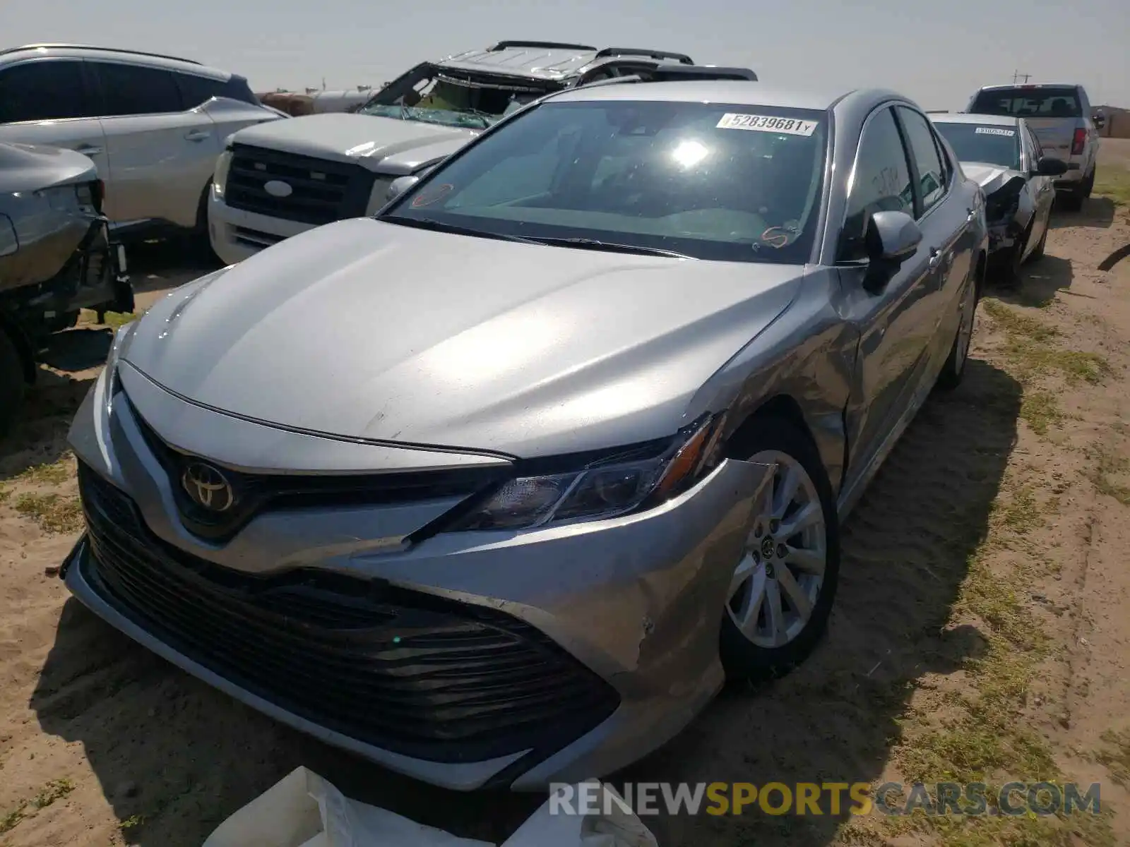 2 Photograph of a damaged car 4T1C11AK0LU363486 TOYOTA CAMRY 2020