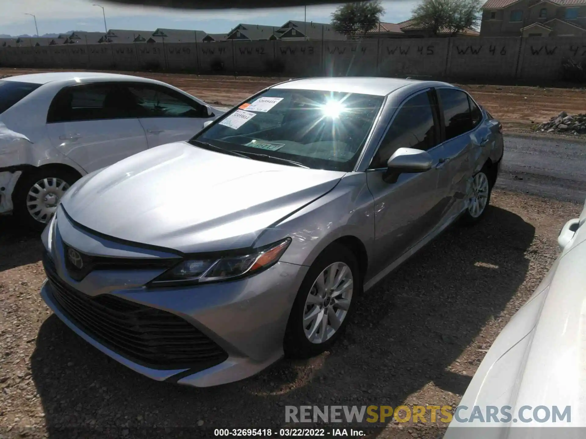 2 Photograph of a damaged car 4T1C11AK0LU364721 TOYOTA CAMRY 2020