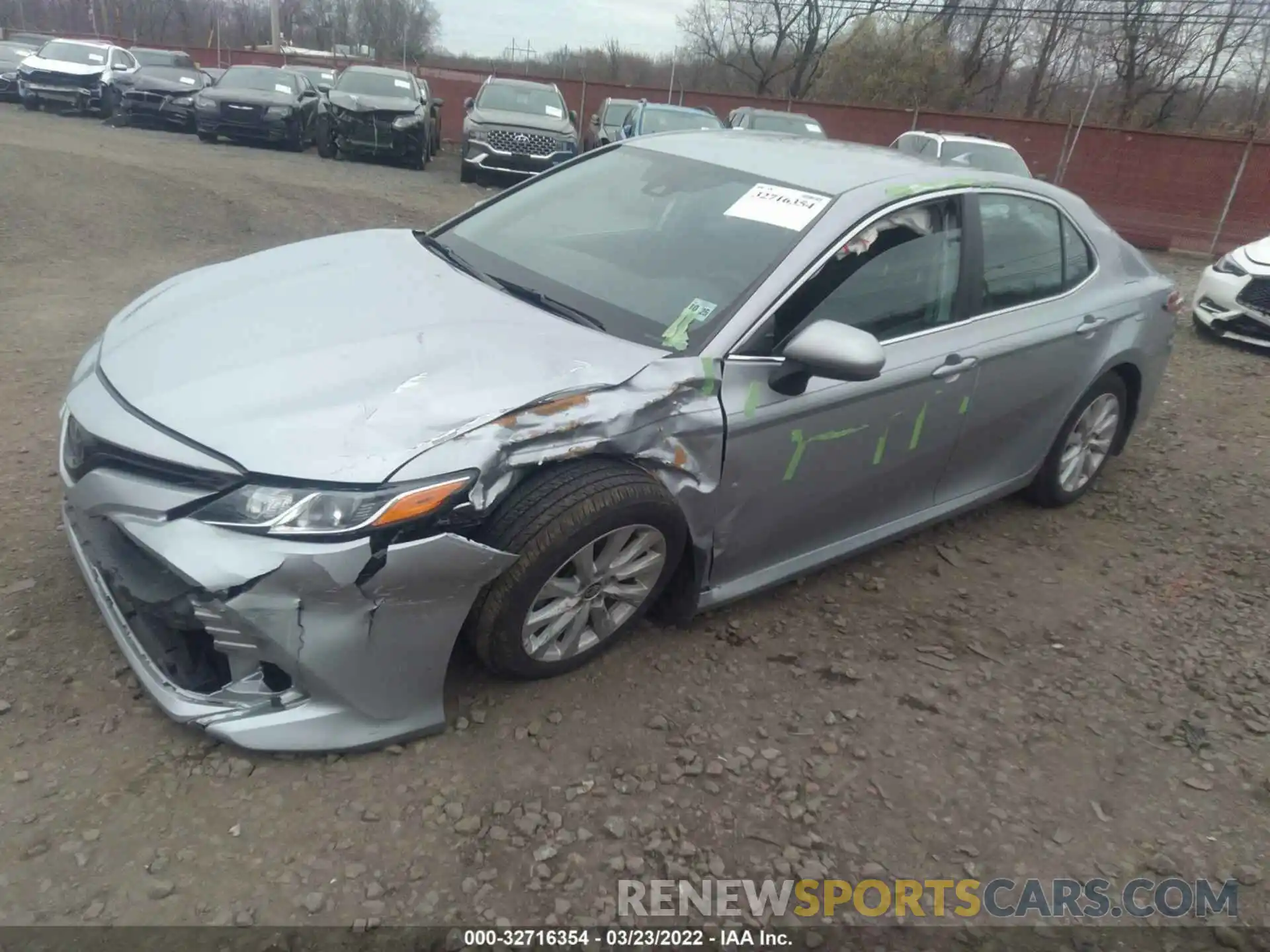 2 Photograph of a damaged car 4T1C11AK0LU365822 TOYOTA CAMRY 2020