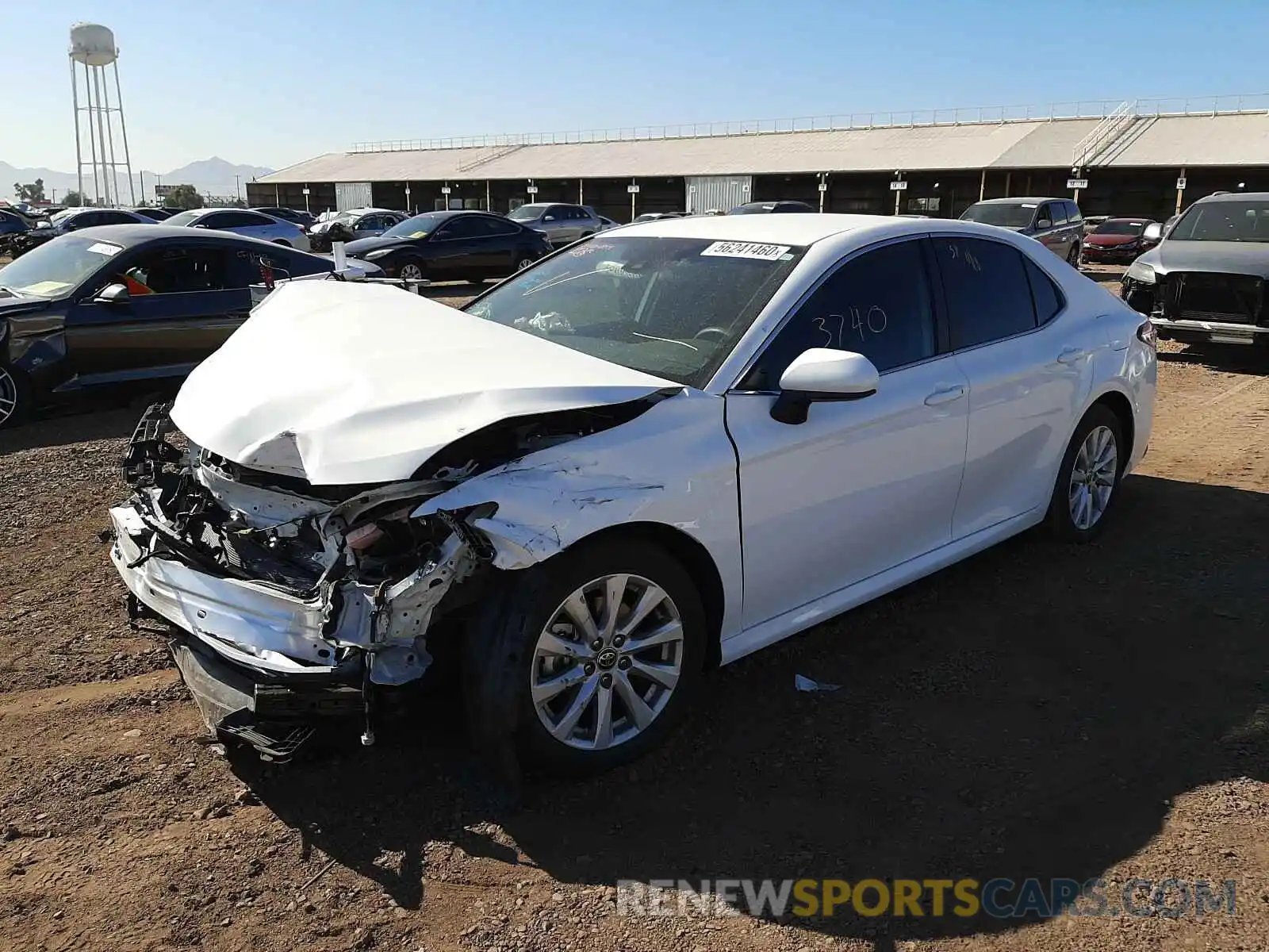 2 Photograph of a damaged car 4T1C11AK0LU377985 TOYOTA CAMRY 2020