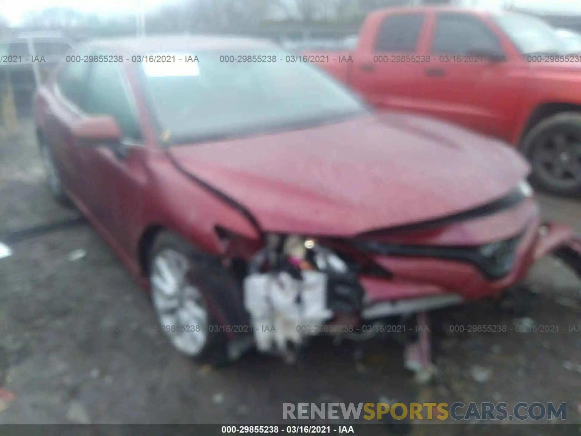 1 Photograph of a damaged car 4T1C11AK0LU378263 TOYOTA CAMRY 2020