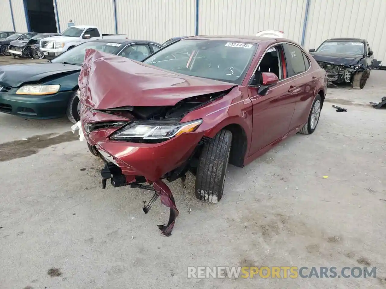 2 Photograph of a damaged car 4T1C11AK0LU379221 TOYOTA CAMRY 2020