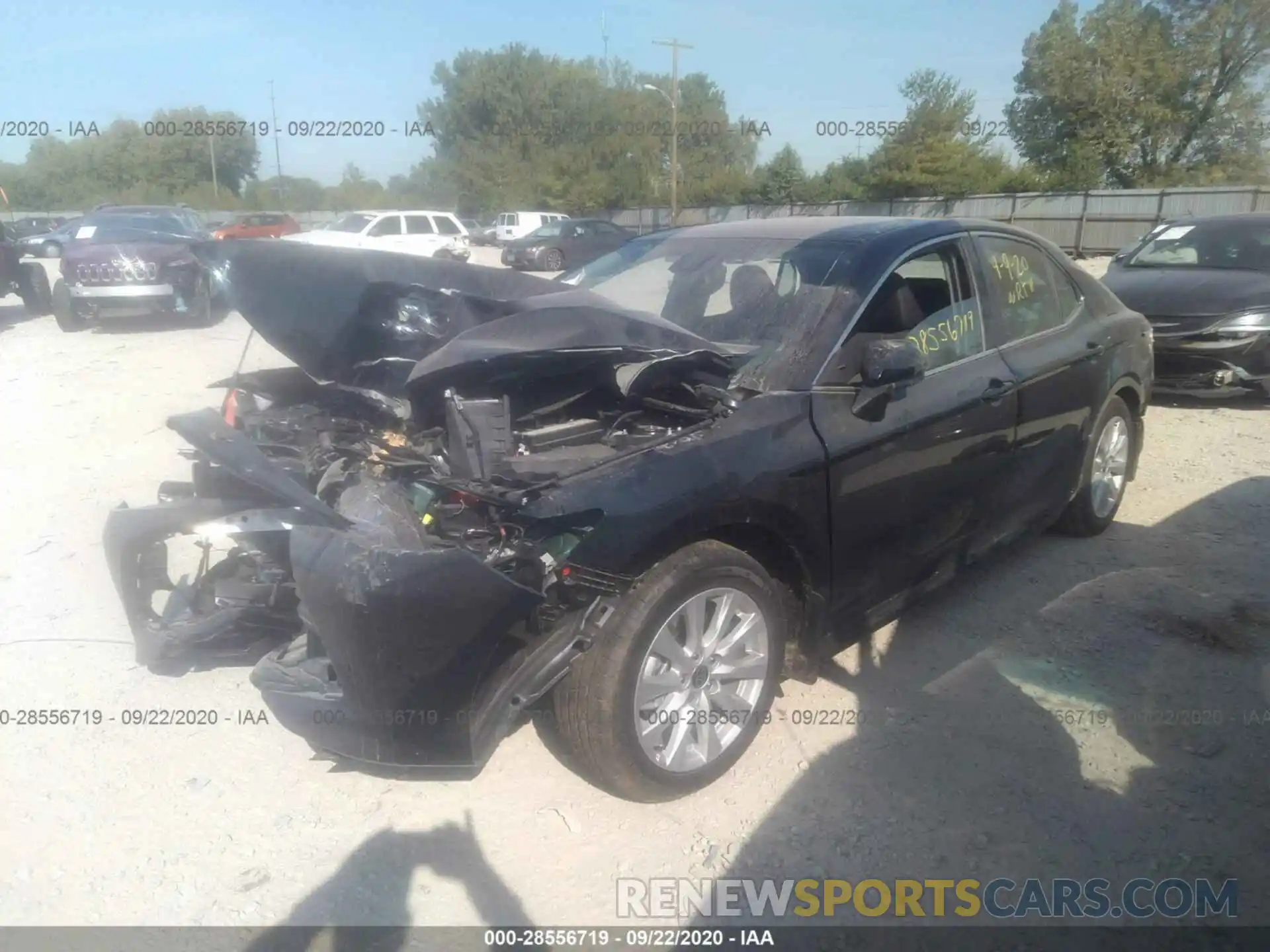 2 Photograph of a damaged car 4T1C11AK0LU387674 TOYOTA CAMRY 2020