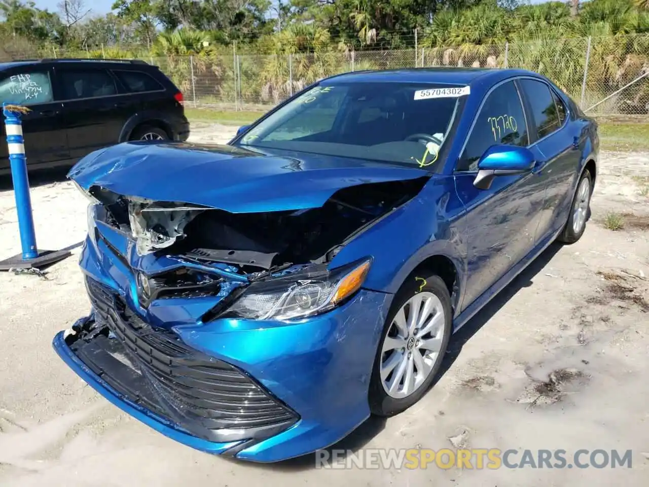 2 Photograph of a damaged car 4T1C11AK0LU389036 TOYOTA CAMRY 2020