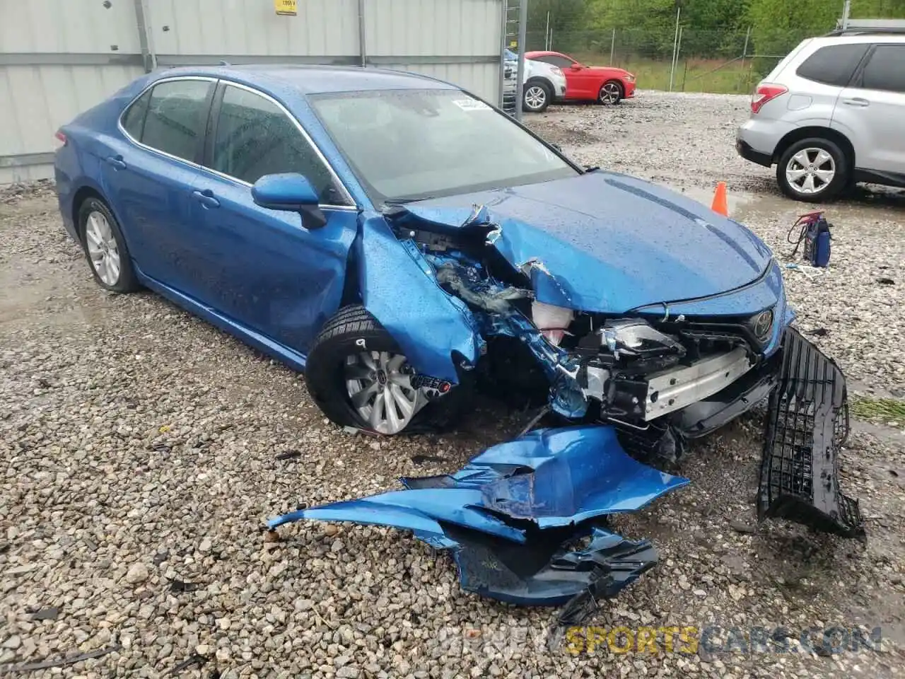 1 Photograph of a damaged car 4T1C11AK0LU389196 TOYOTA CAMRY 2020