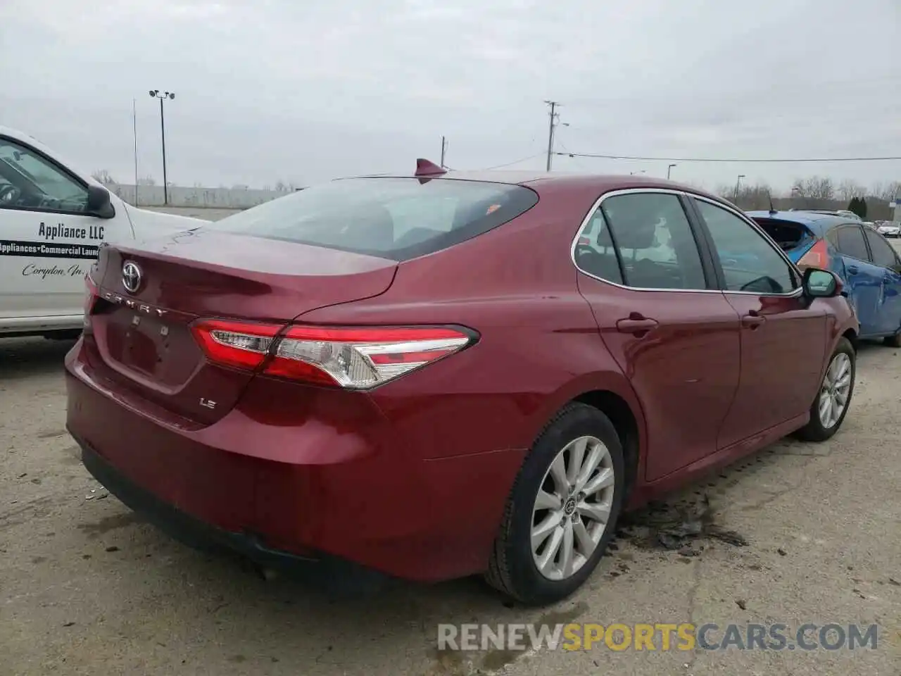 4 Photograph of a damaged car 4T1C11AK0LU397248 TOYOTA CAMRY 2020